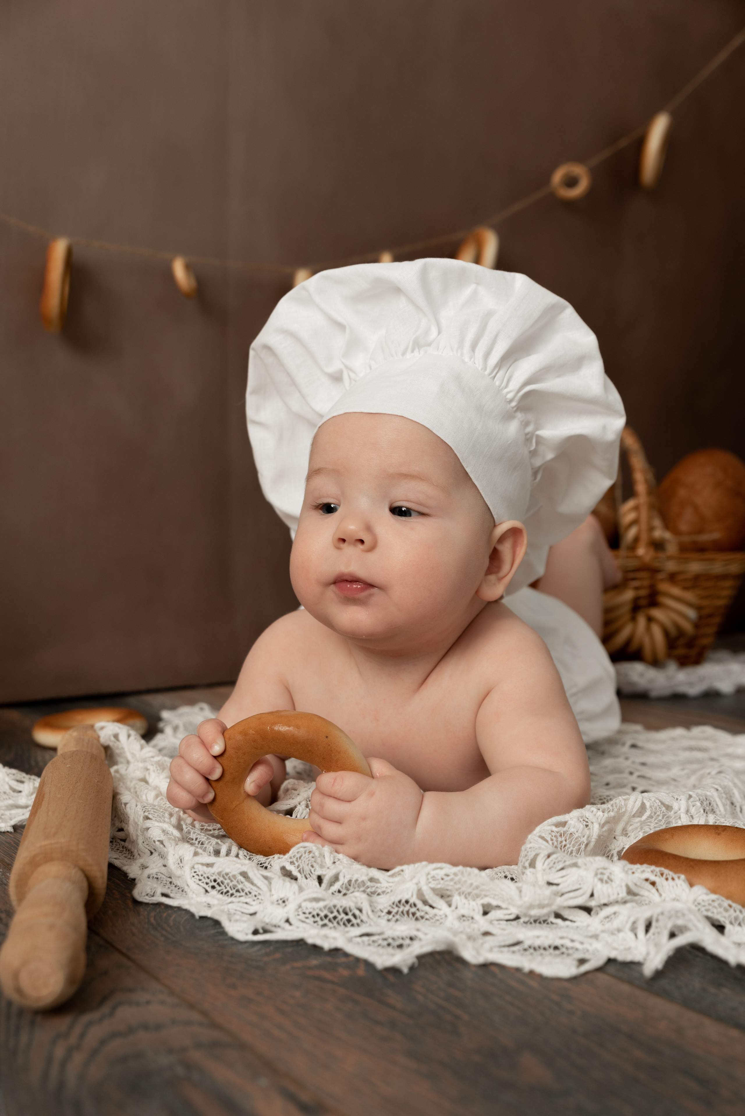 Вторая встреча с малышем Максимкой в его почти 7 месяцев. Фотограф новорожденных в Нижневартовске Лара Курдюкова