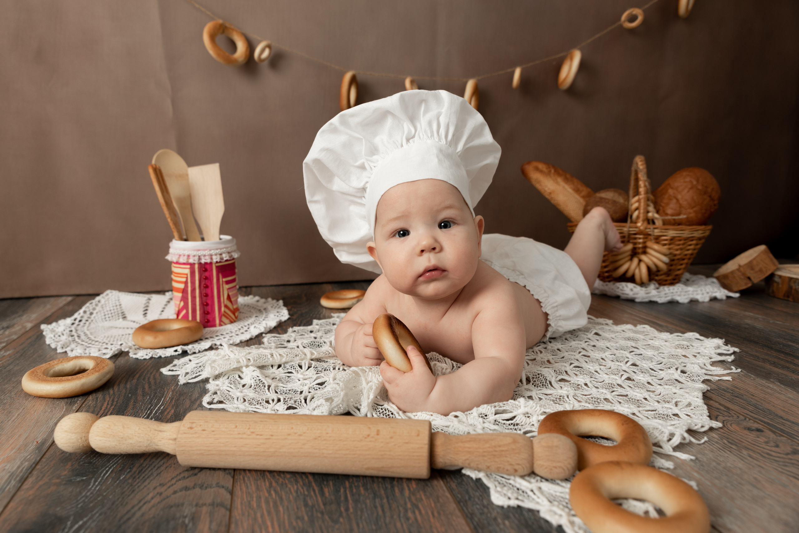 Вторая встреча с малышем Максимкой в его почти 7 месяцев. Фотограф новорожденных в Нижневартовске Лара Курдюкова