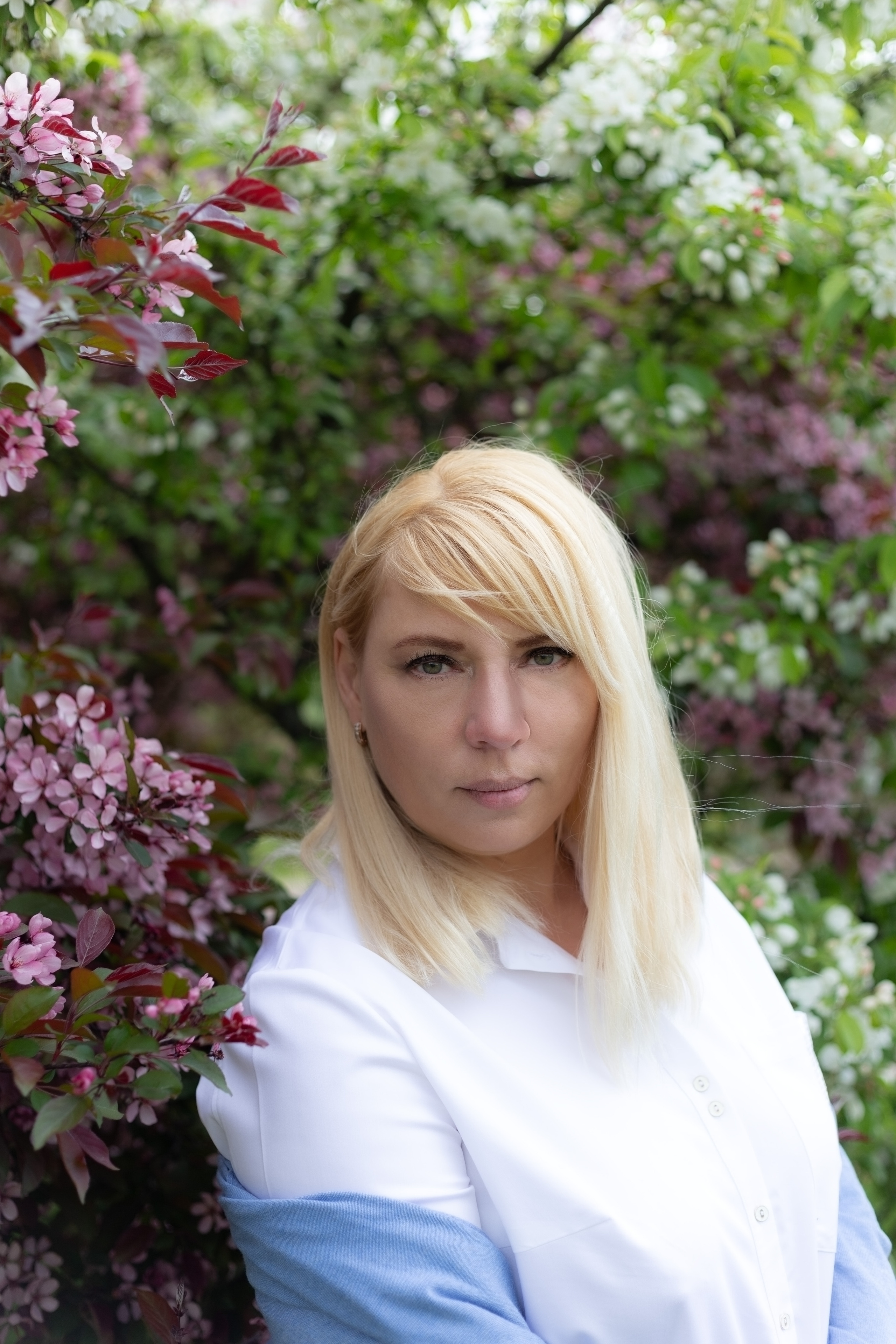 Фотосессия в цветении для женщины, Минск