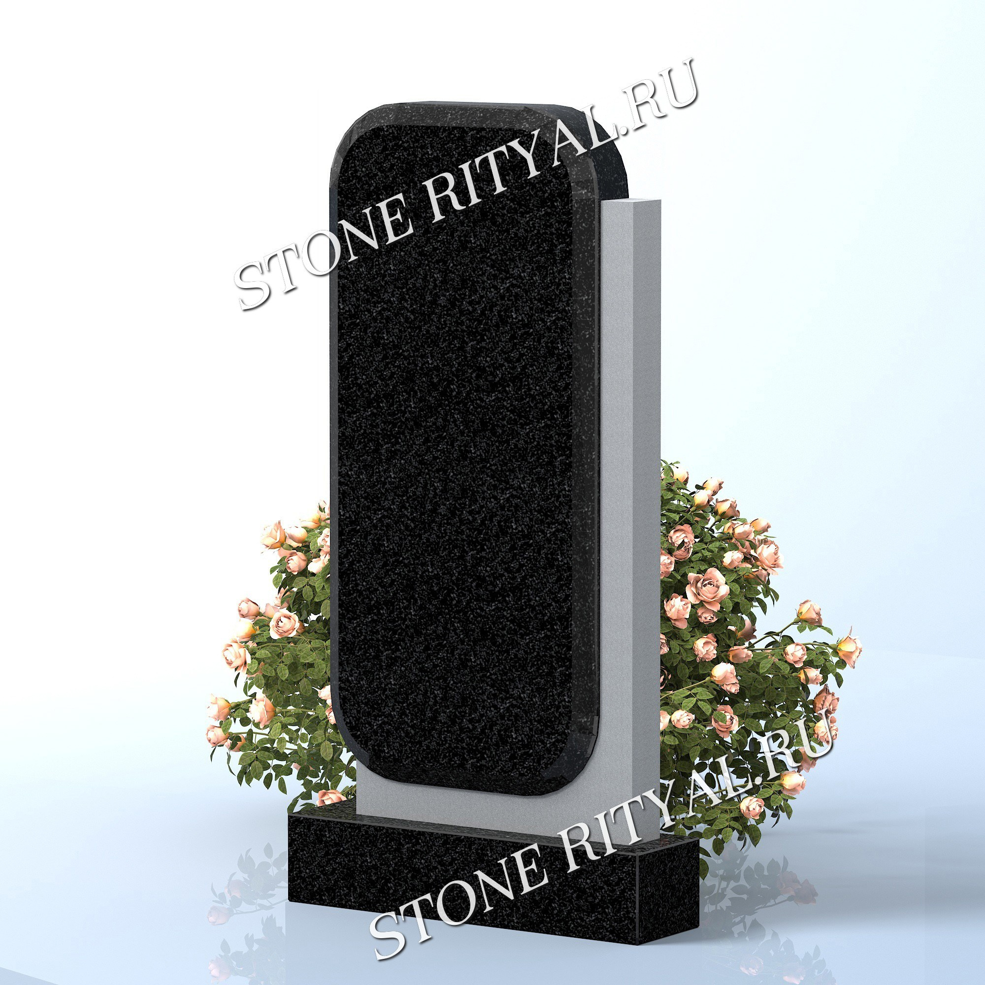 Вертикальные памятники прямые. Изготовление и установка памятников в Москве и МО