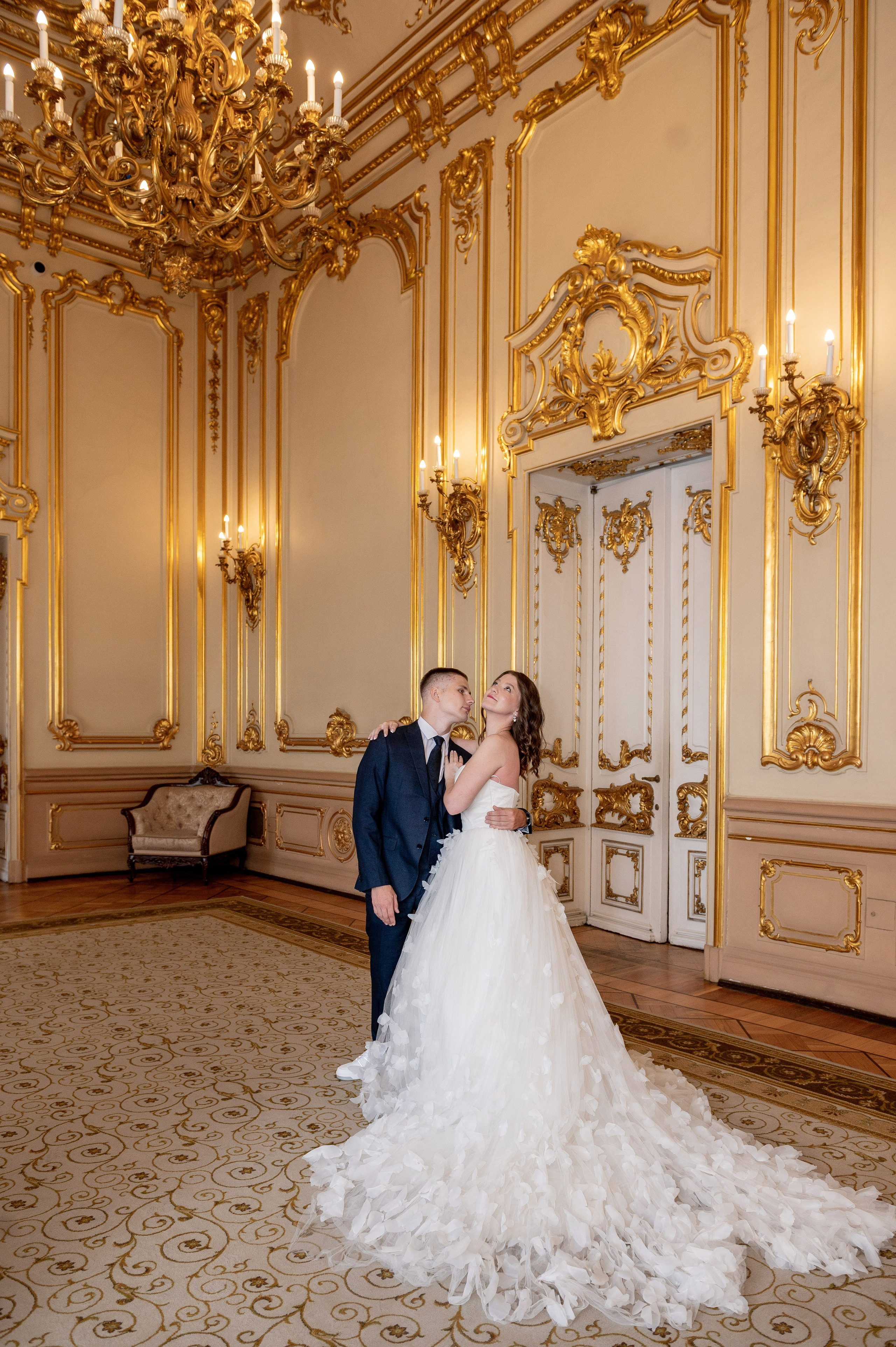 Зажигательная и динамичная свадебная фотосессия Анастасии и Максима. Портретный, семейный и свадебный фотограф в Санкт-Петербурге и в Пушкине Ширяев Денис