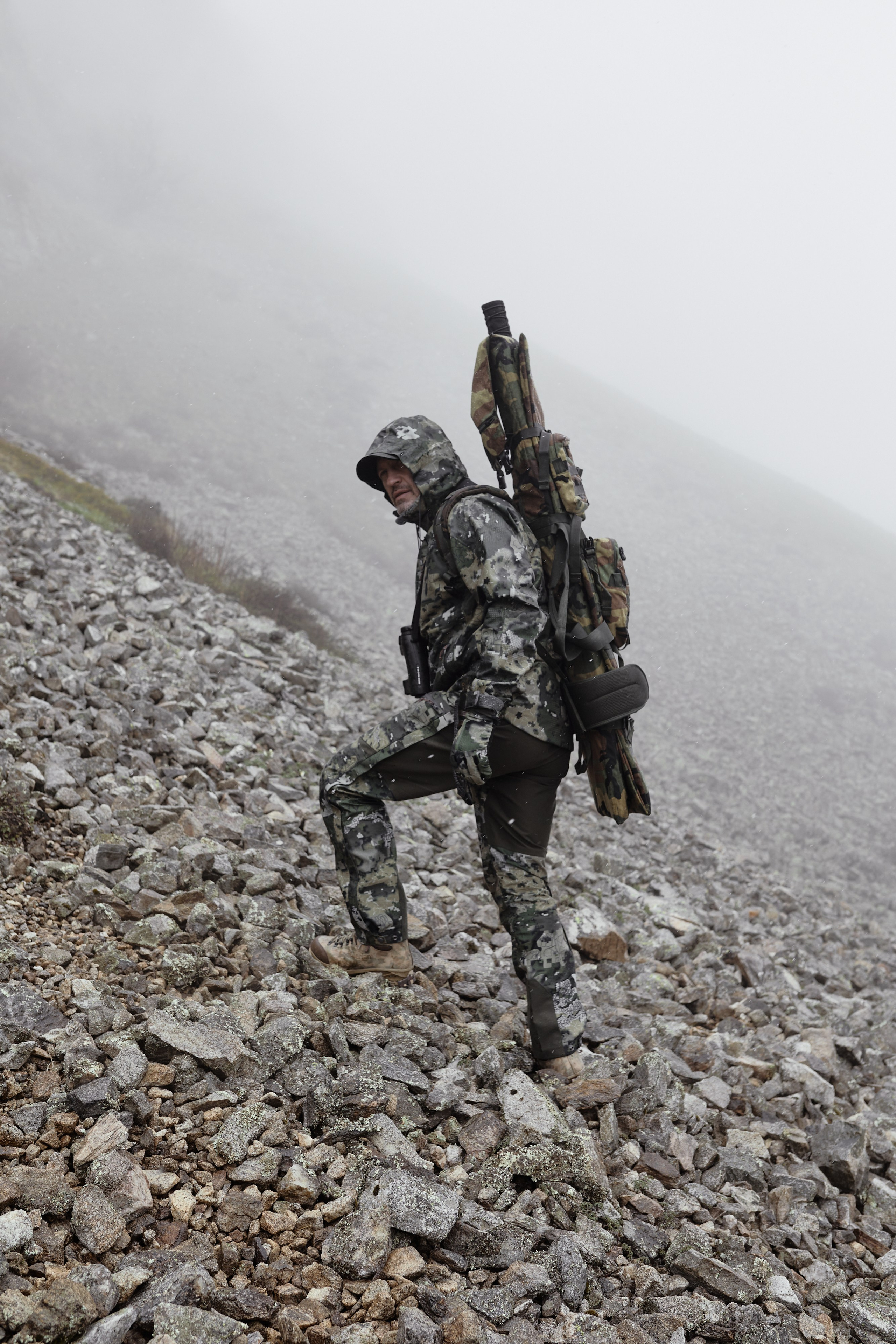 Съемка для бренда охотничьей одежды под ключ. Фотограф Продюсер в горах КБР / Москва Нальчик Горы