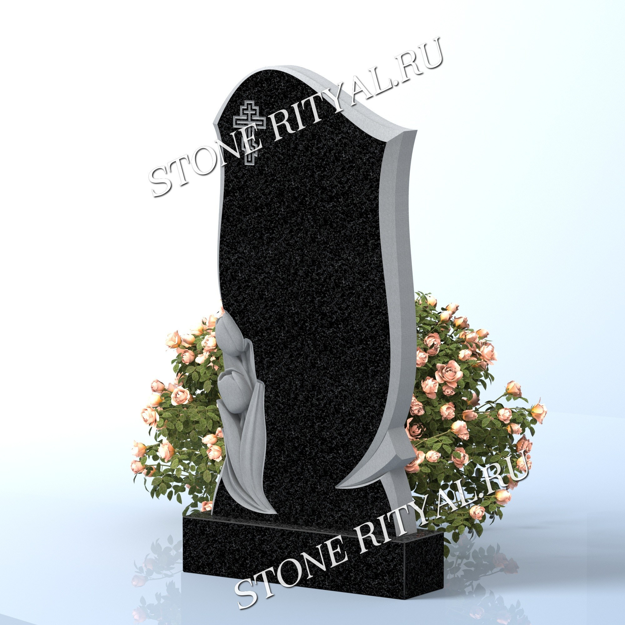 Вертикальные памятники фигурные. Изготовление и установка памятников в Москве и МО