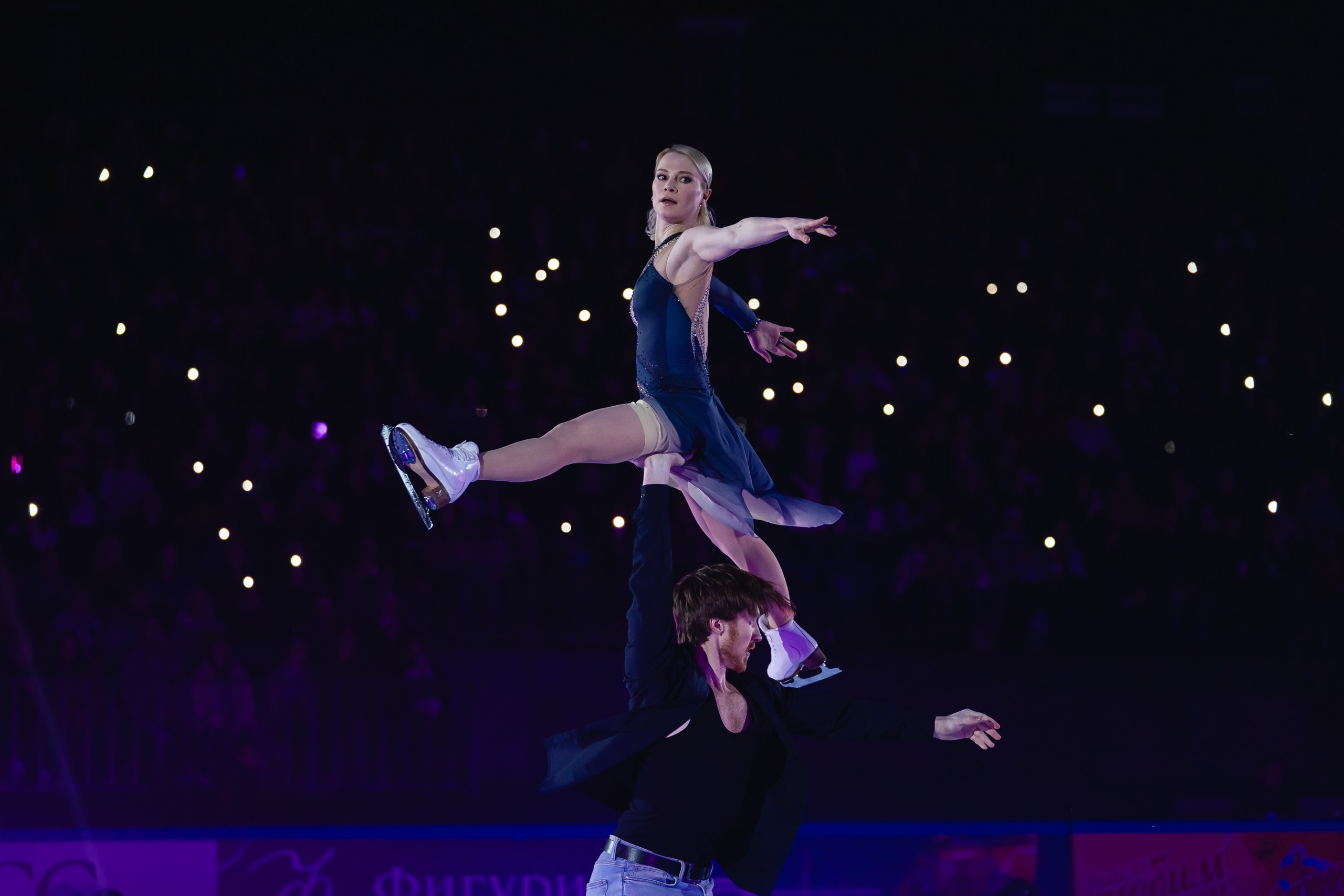 Шоу «Чемпионы на льду» в Новосибирске. Воробьева Ксения — Спортивный и танцевальный фотограф Новосибирск