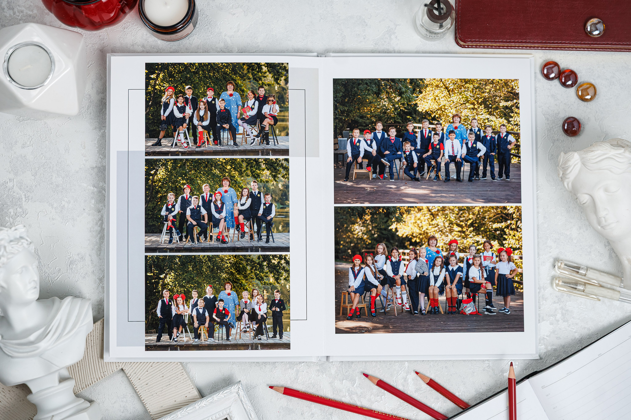 Выпускные альбомы 4 класс. Семейный и детский фотограф Комина Елена, Власиха, Одинцово