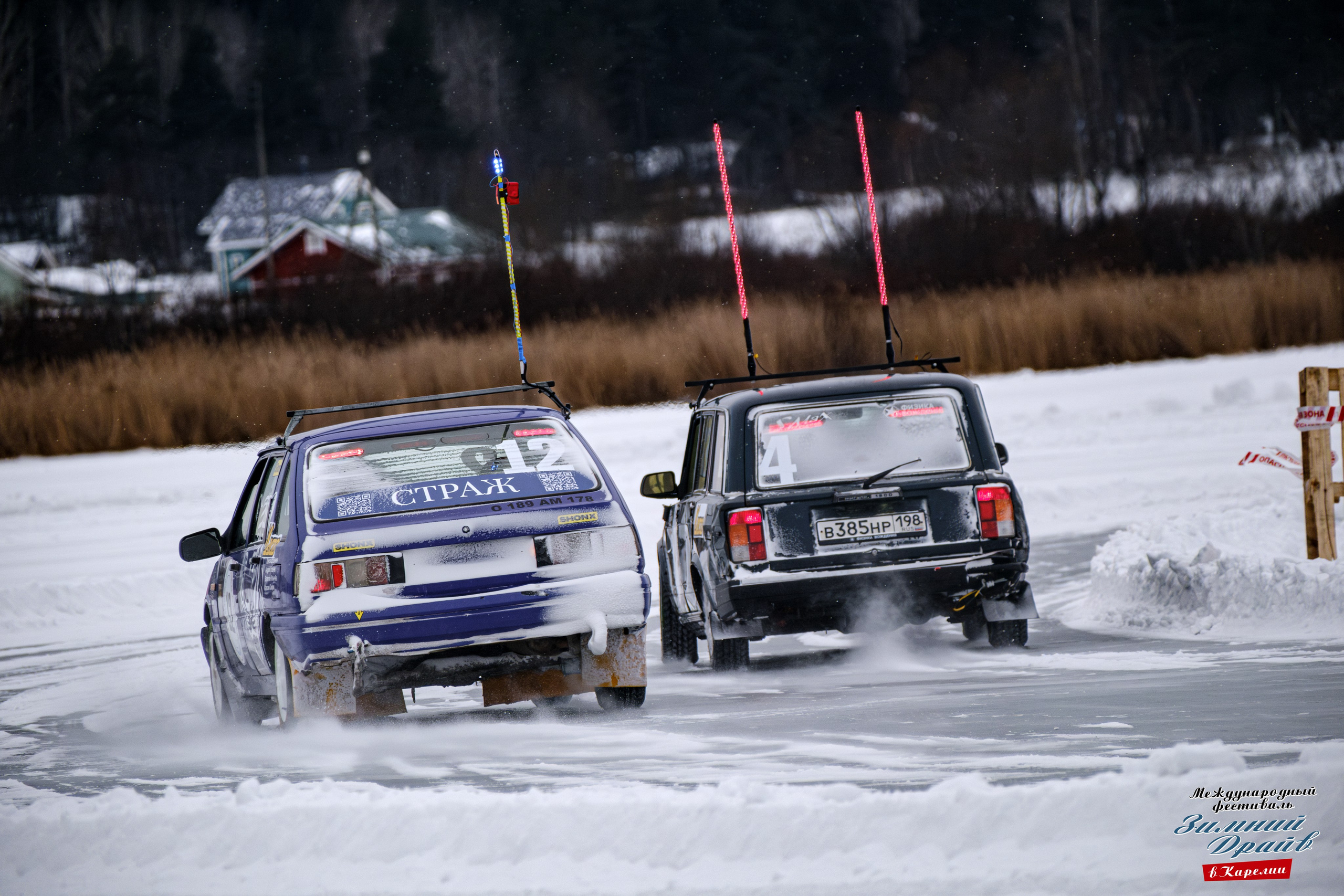 «Зимний Драйв в Карелии» Авто Марафон-гигант «25 часов на льду» Илона Накутис, Николай Грязин, джимхана, фотограф Антон Медведев, icoguar, Сортавала, Карелия