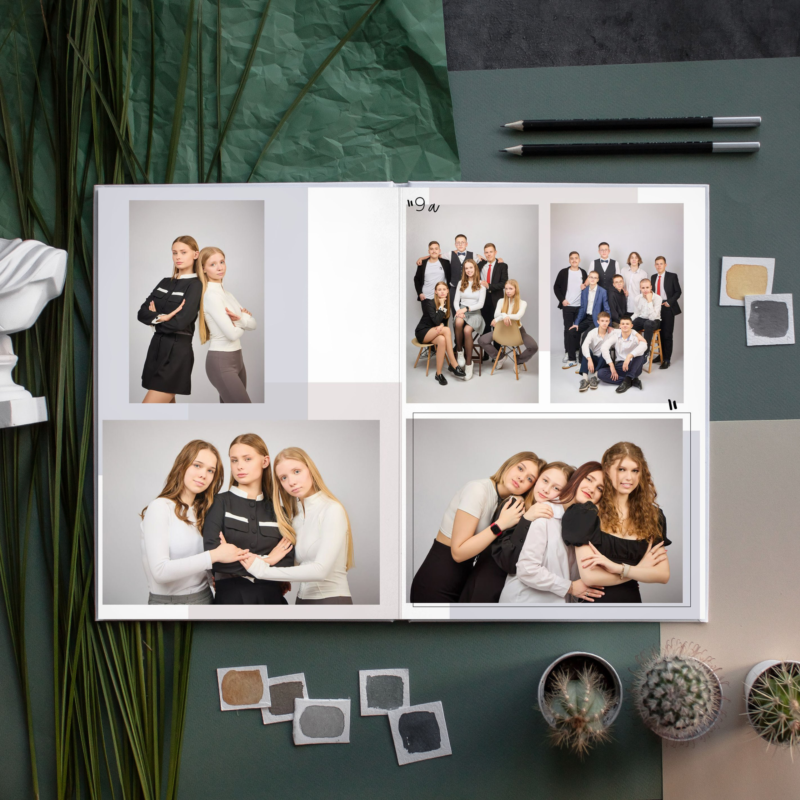 Индивидуальный школьный альбом в Сызрани. Школьный фотограф, выпускные альбомы