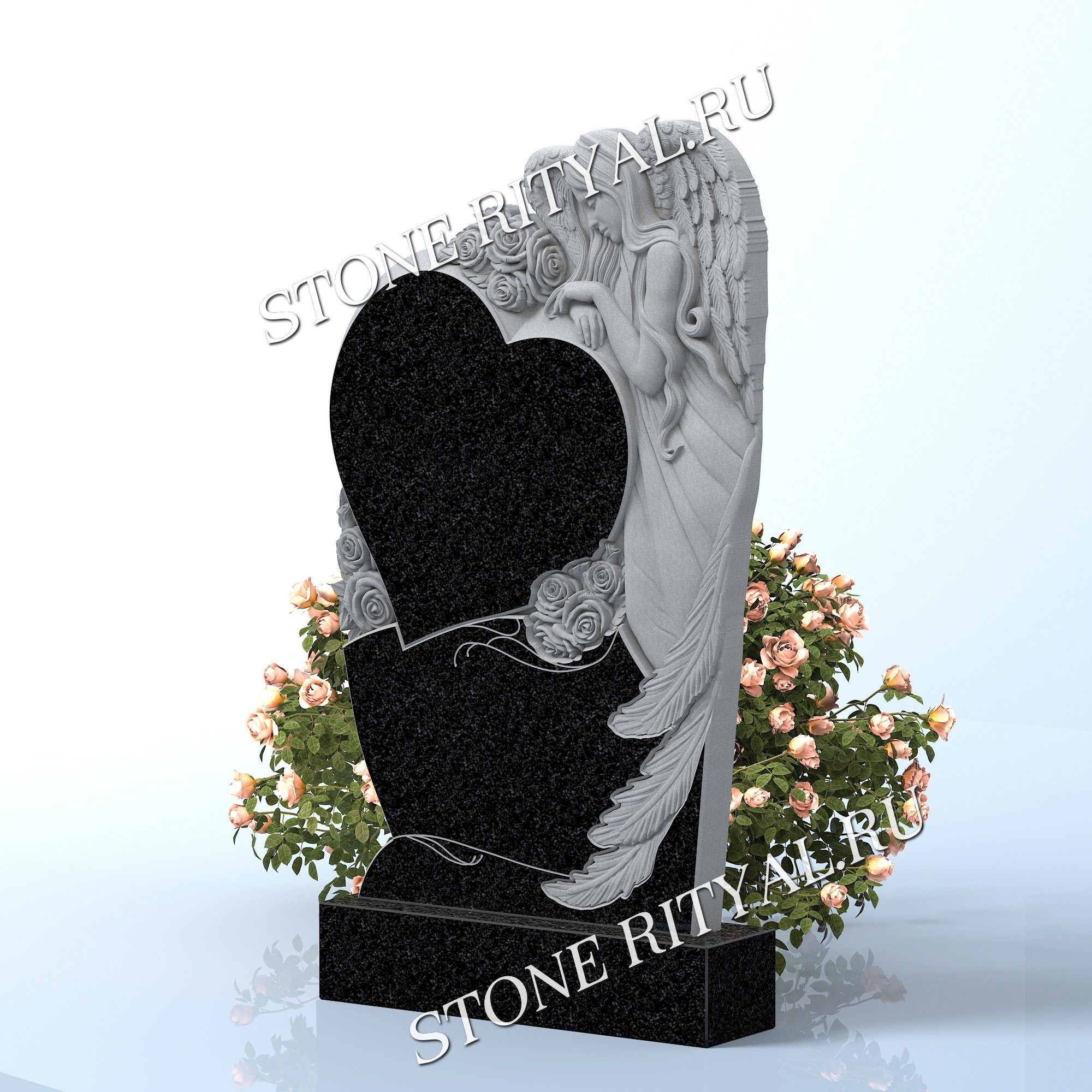 Вертикальные памятники фигурные. Изготовление и установка памятников в Москве и МО