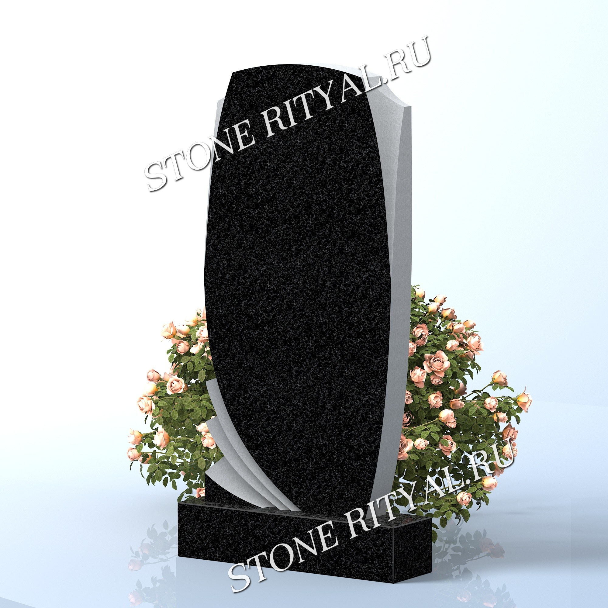 Вертикальные памятники прямые. Изготовление и установка памятников в Москве и МО