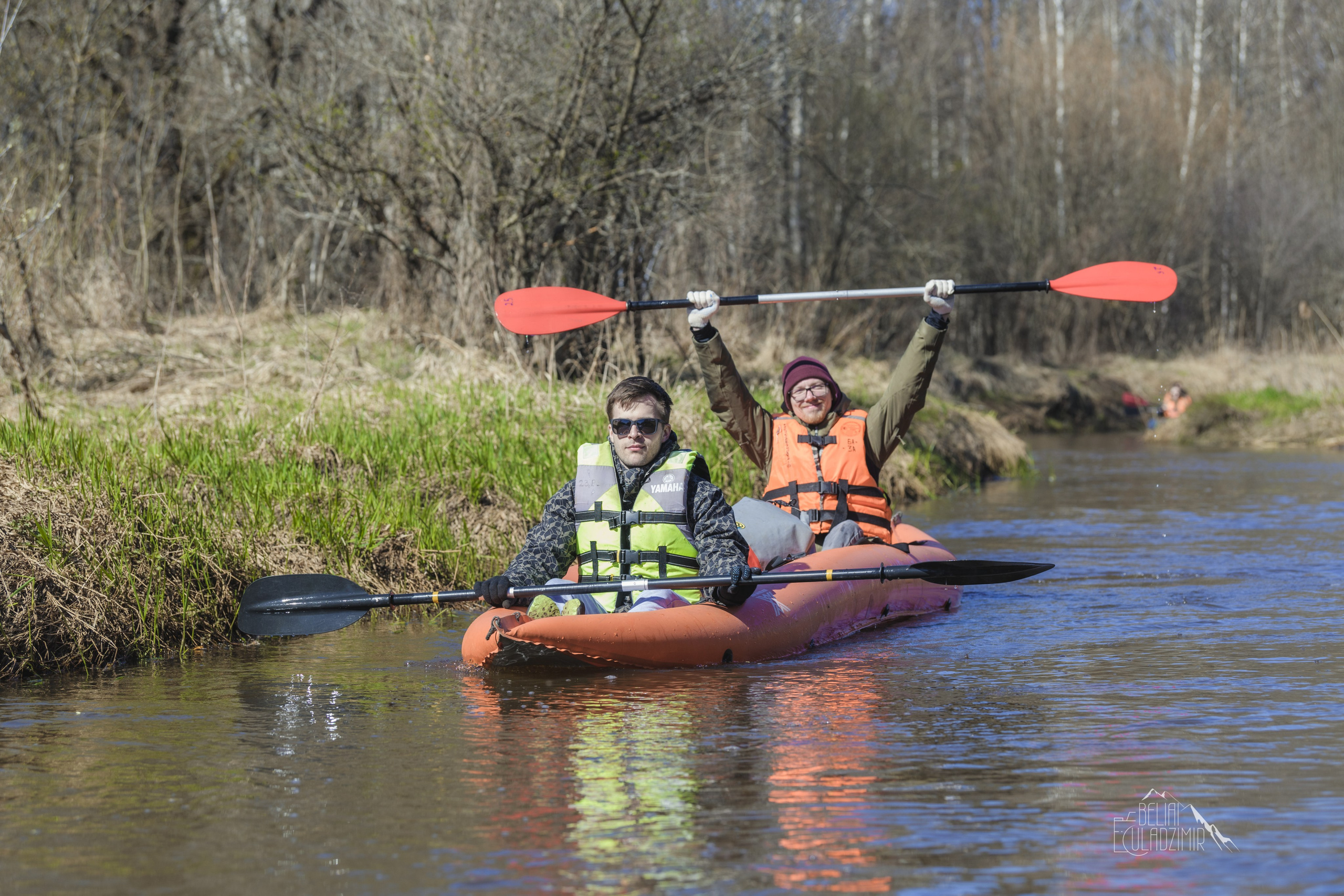 Сплав по реке Тремля 5 апреля 2026 года. Репортажный фотограф Владимир Беляй