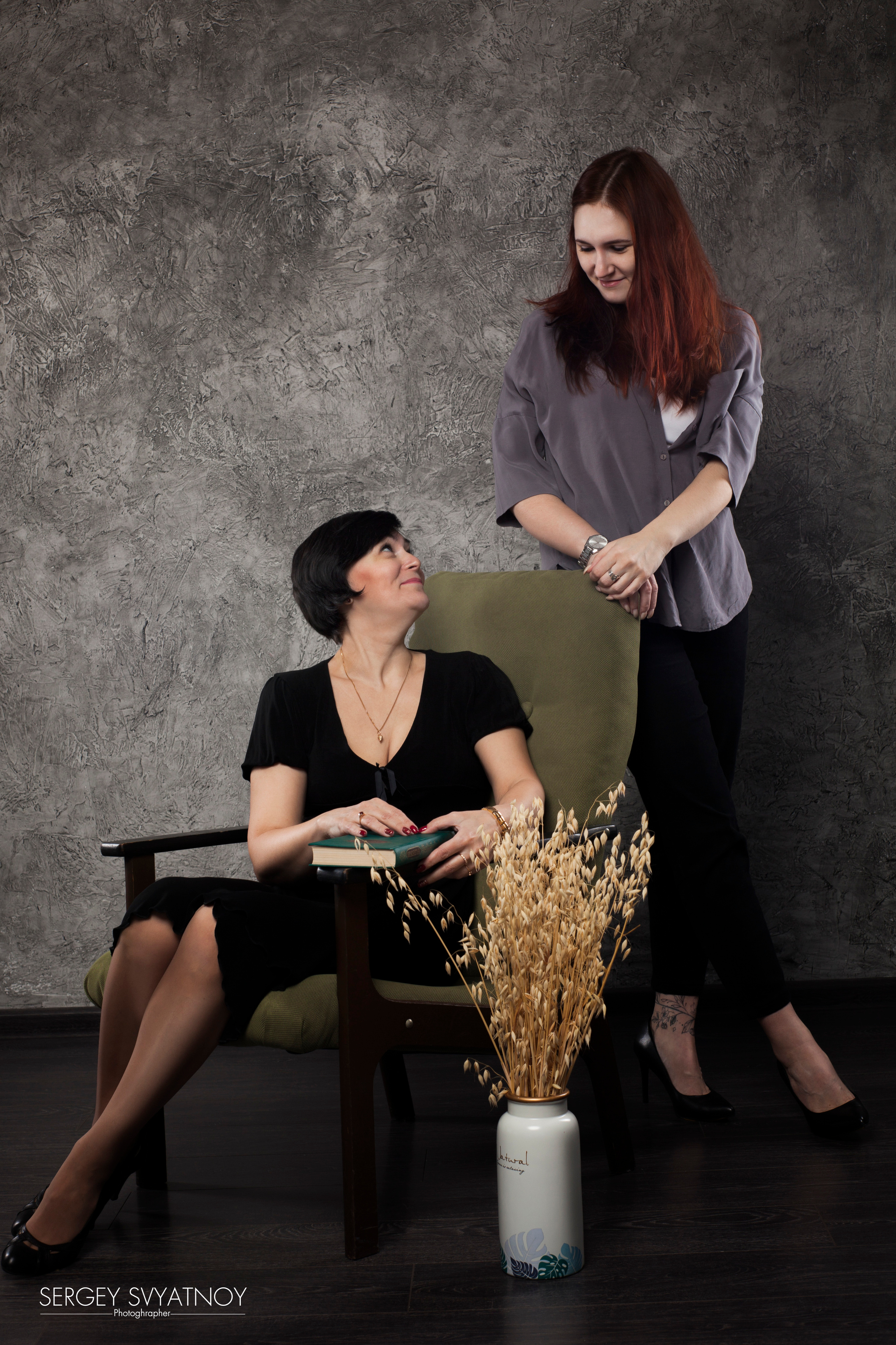 Фотосессия Алены и ее мамы. Портретный и свадебный фотограф в Москве Сергей Святной