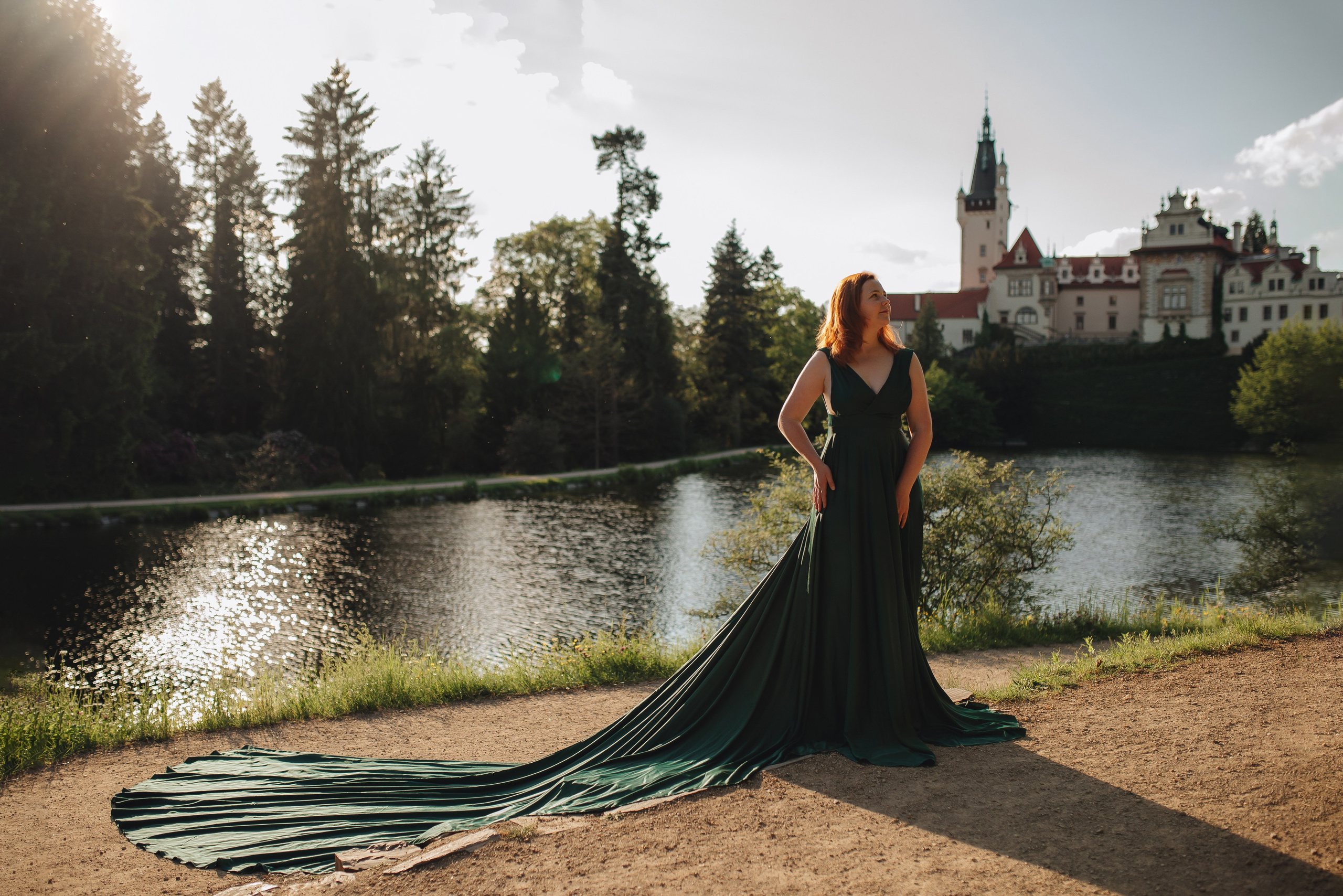 Фотосессия в летящем платье для Евгении. Фотограф Прага | Photographer Prague| Фотограф в Праге Яра Куркус