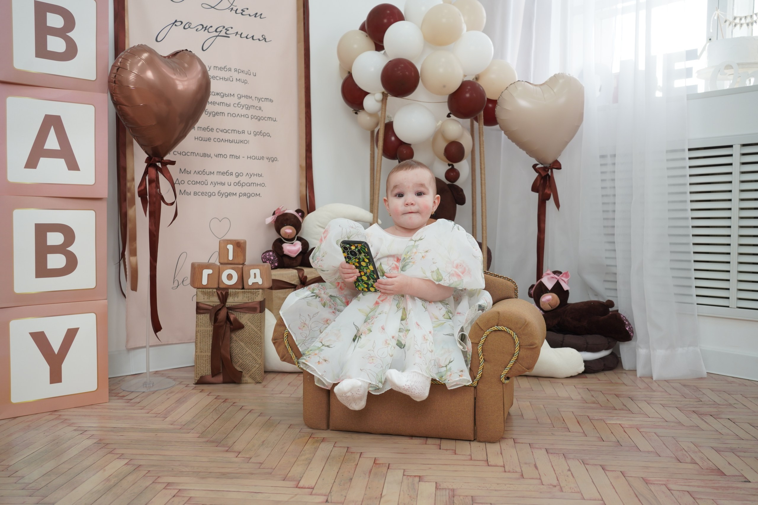 Фотоссесия на Годик для Девочки. Детская Фотостудия ГОДОВАСИКИ в Санкт-Петербурге фотосесия на годик