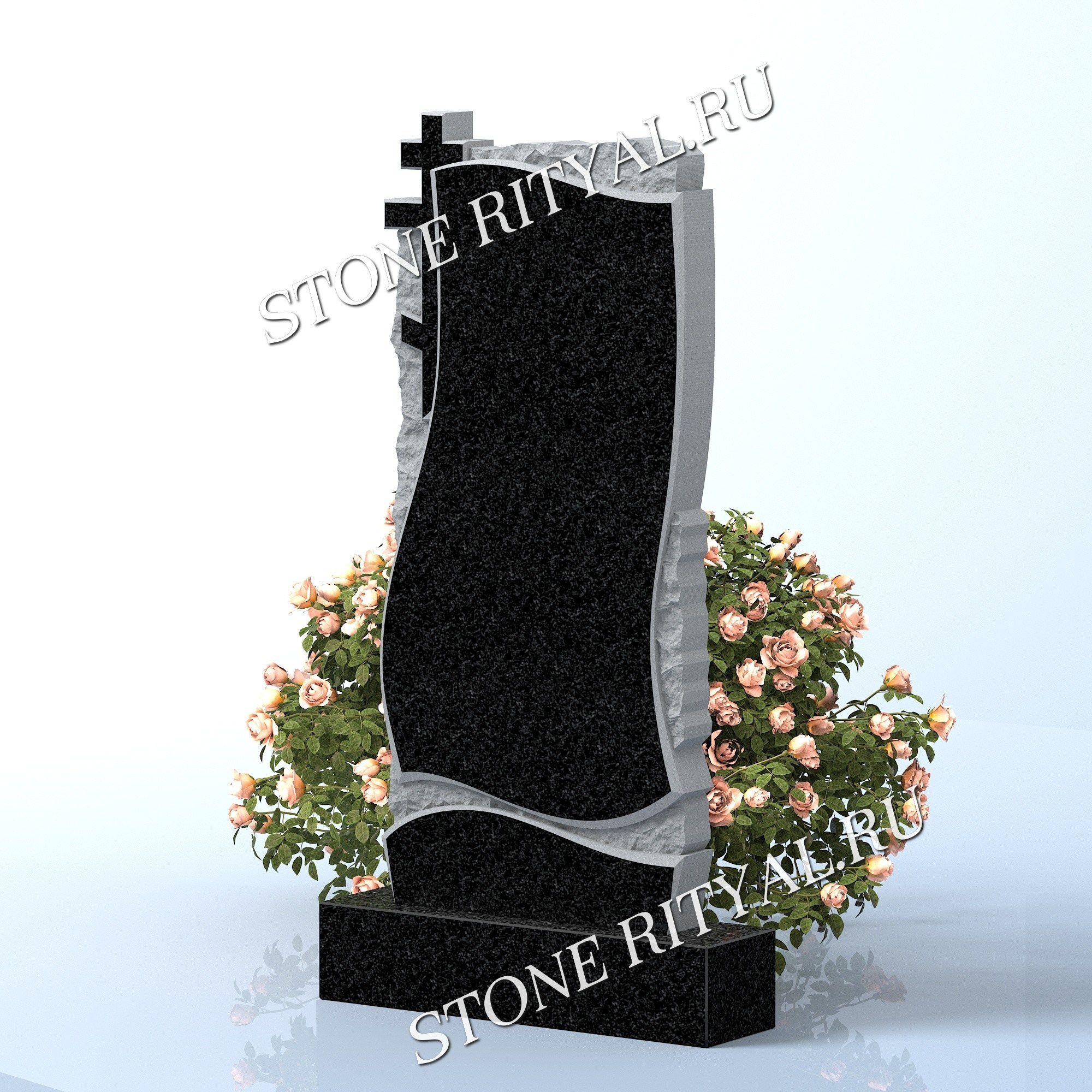 Вертикальные памятники фигурные. Изготовление и установка памятников в Москве и МО