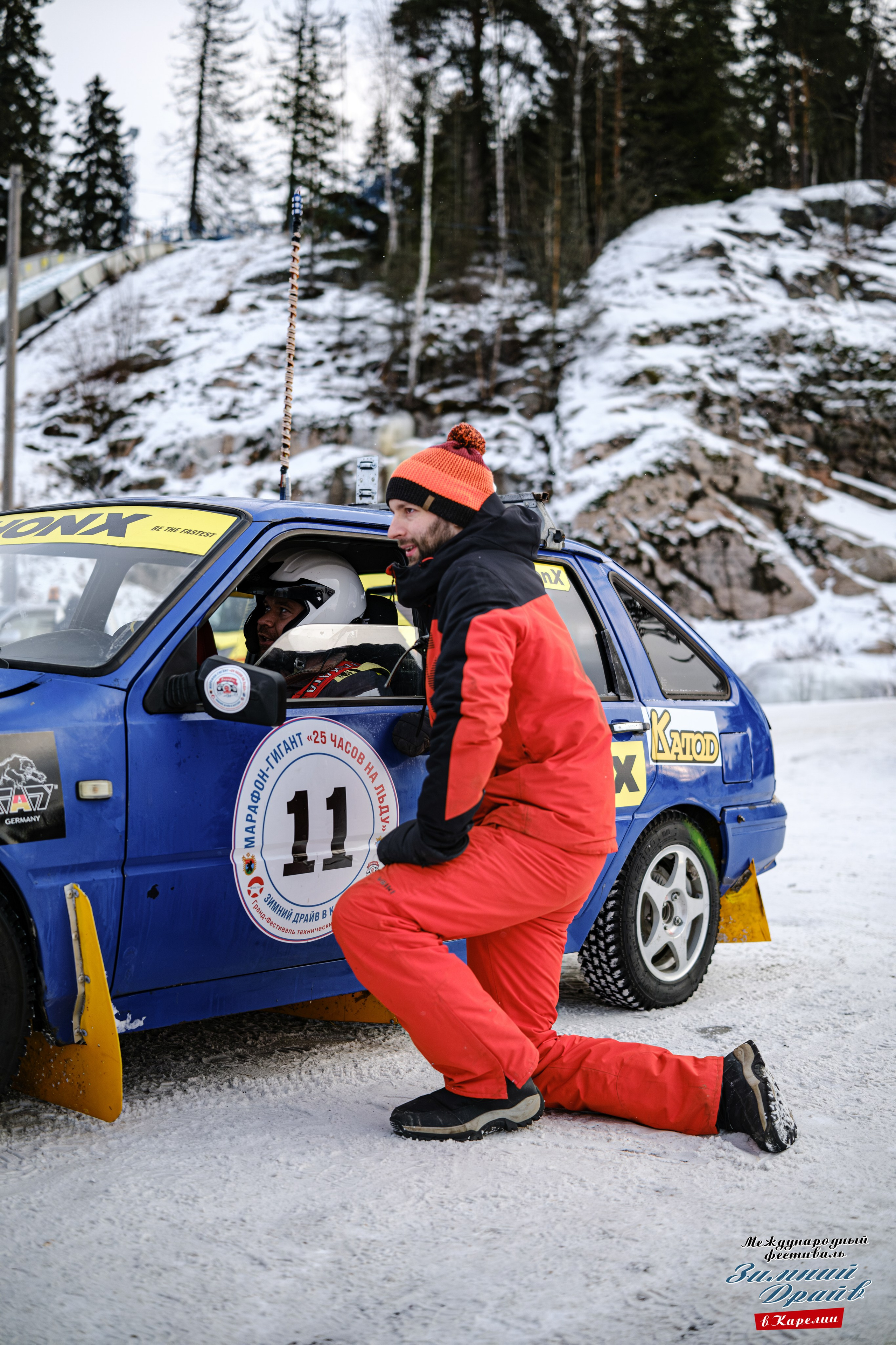 «Зимний Драйв в Карелии» Авто Марафон-гигант «25 часов на льду» Илона Накутис, Николай Грязин, джимхана, фотограф Антон Медведев, icoguar, Сортавала, Карелия