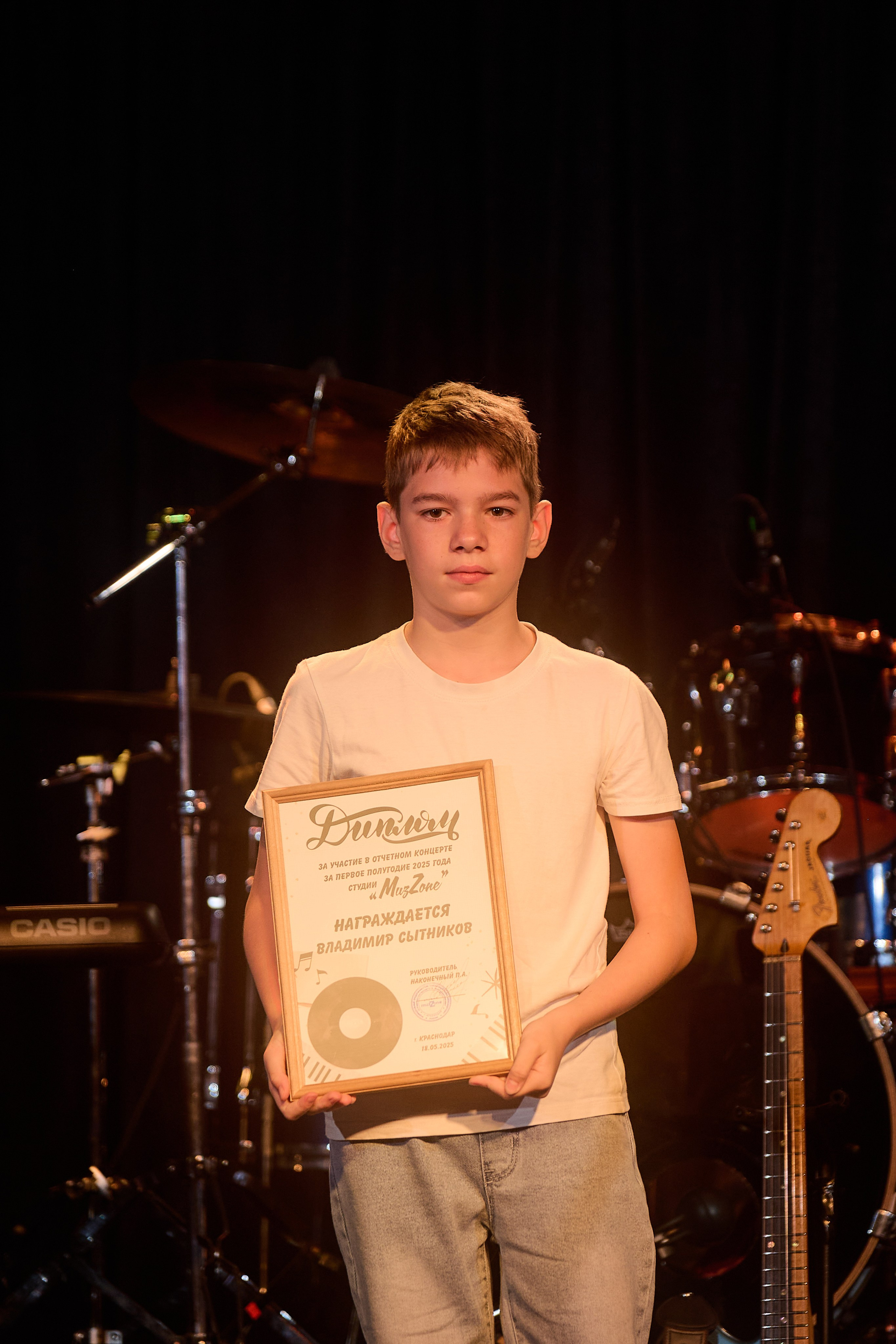 Отчётный концерт музыкальной школы MuzZone (18 мая 2025). Профессиональный фотограф (Краснодар) Роман Гончаров