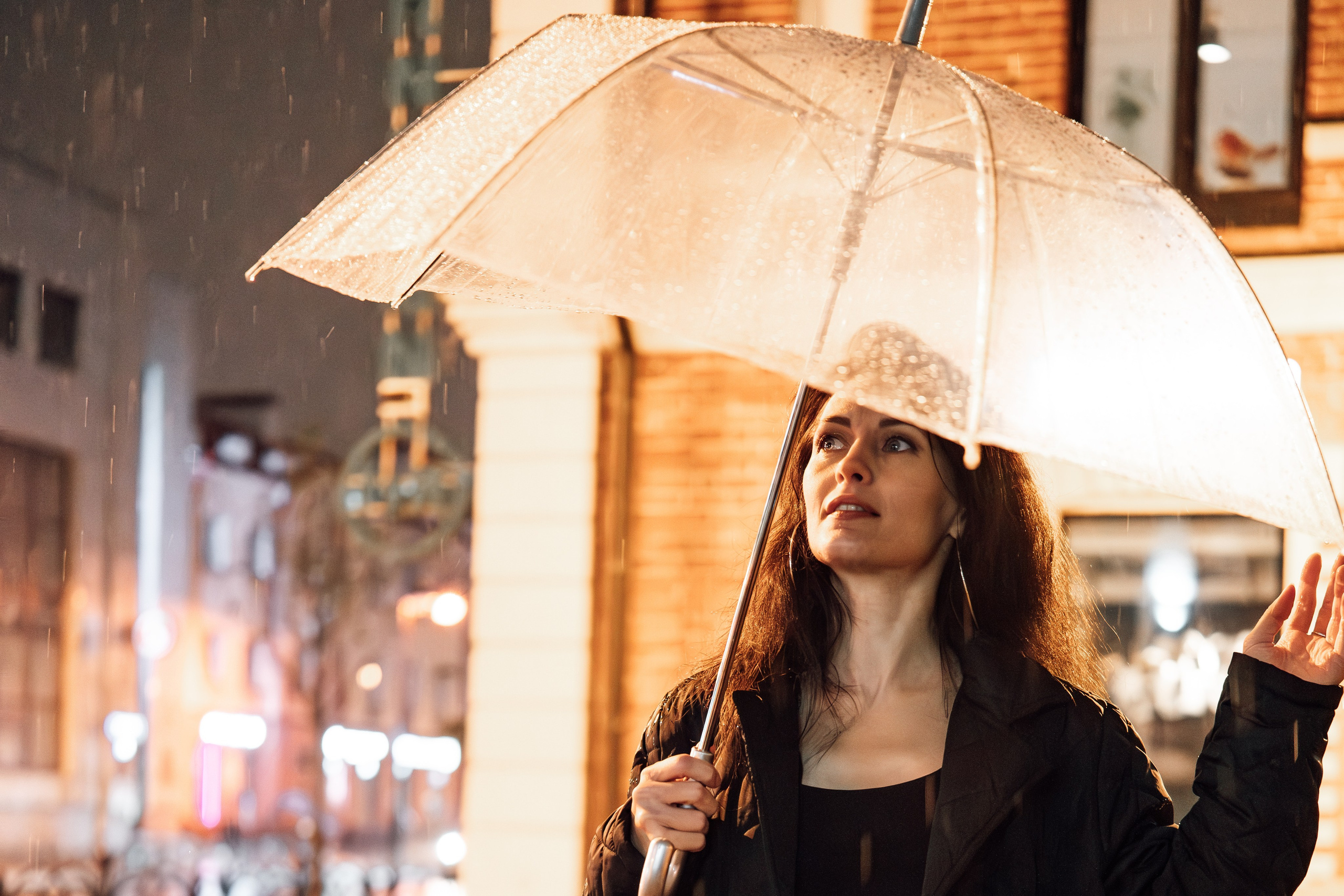 Ночная съёмка в городе. Фотограф и видеограф Анна Жагорина