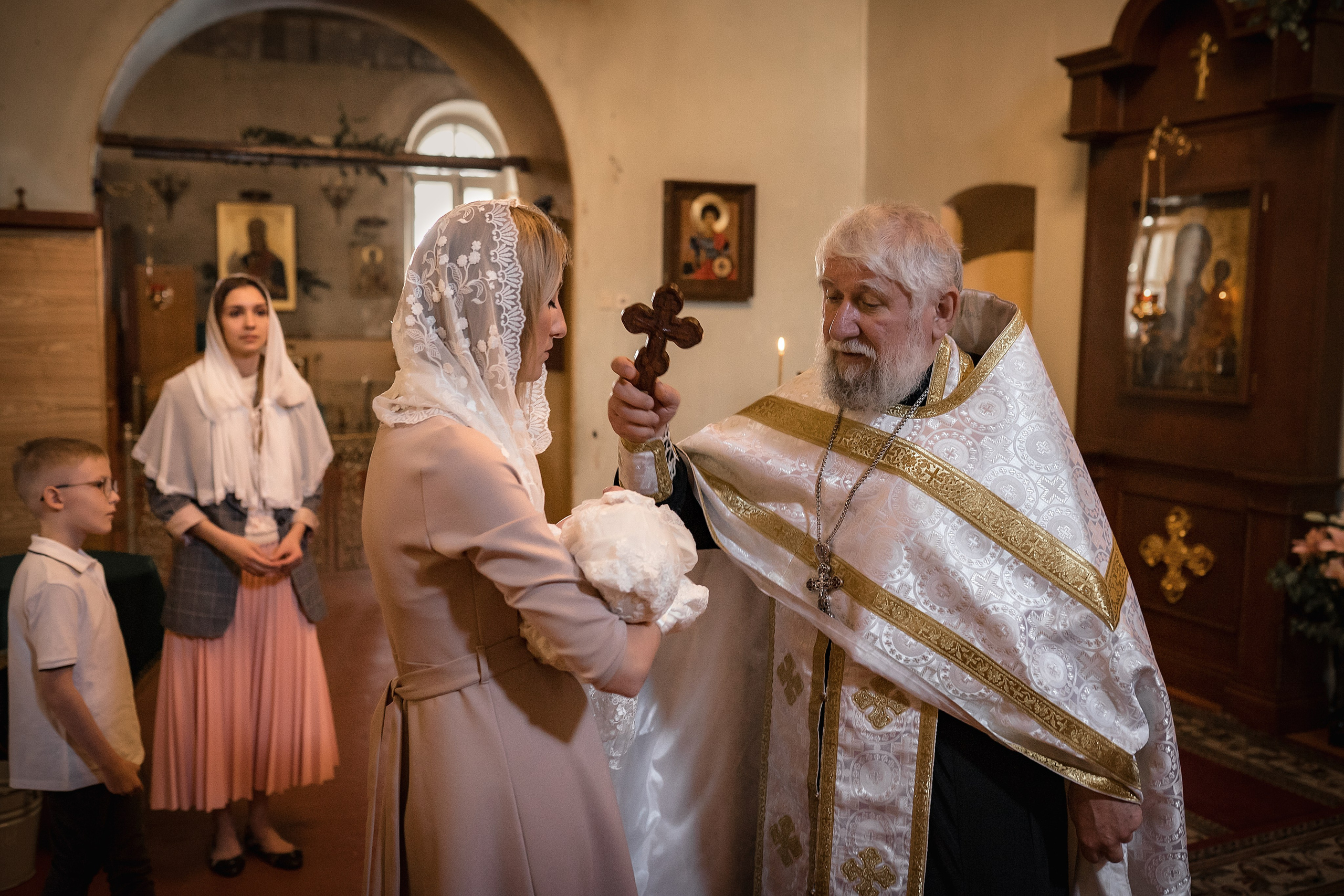 Крещение Софии. Фотограф Крещения и Венчания в Москве