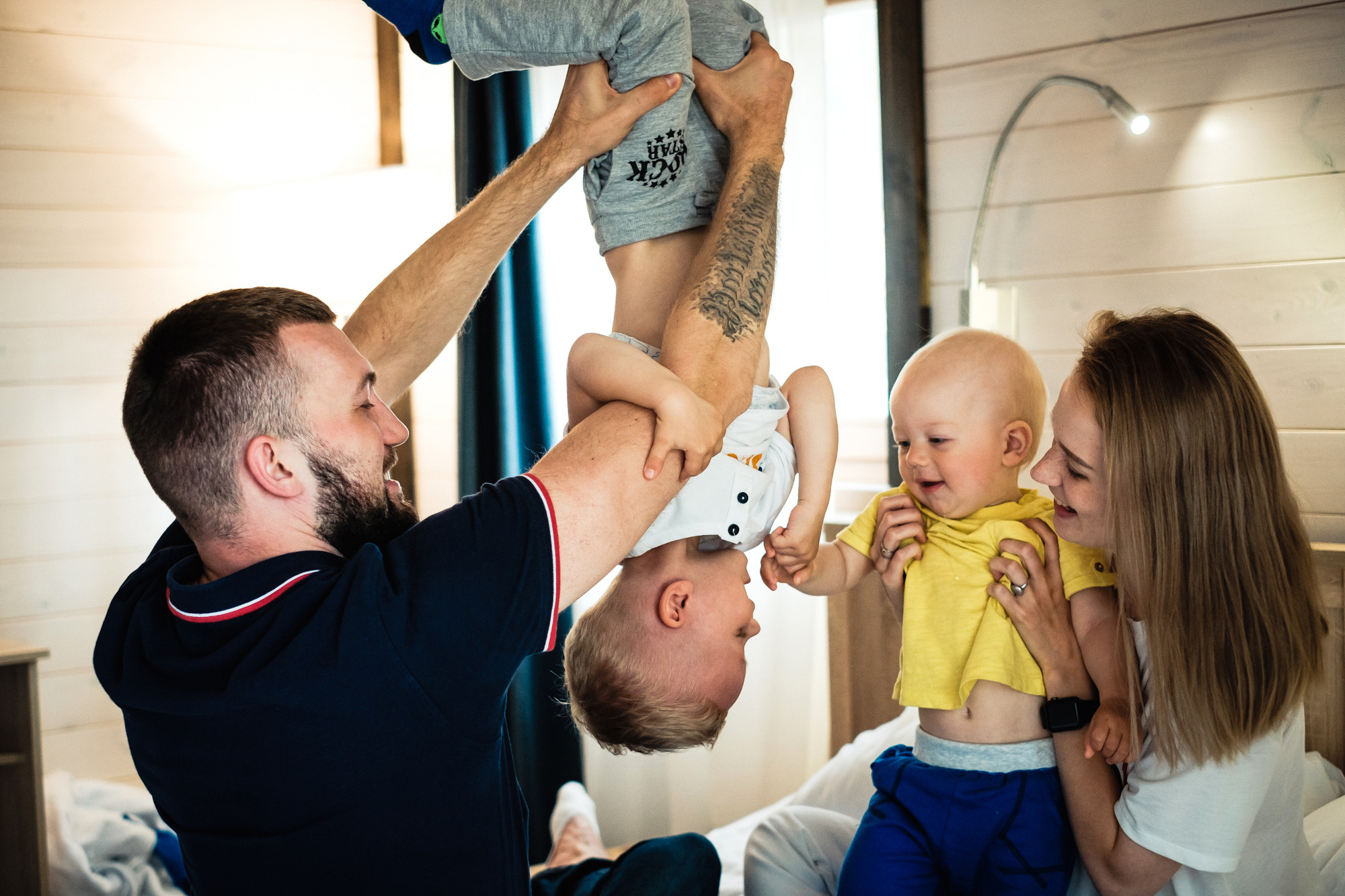 Семейные фотосессии дома