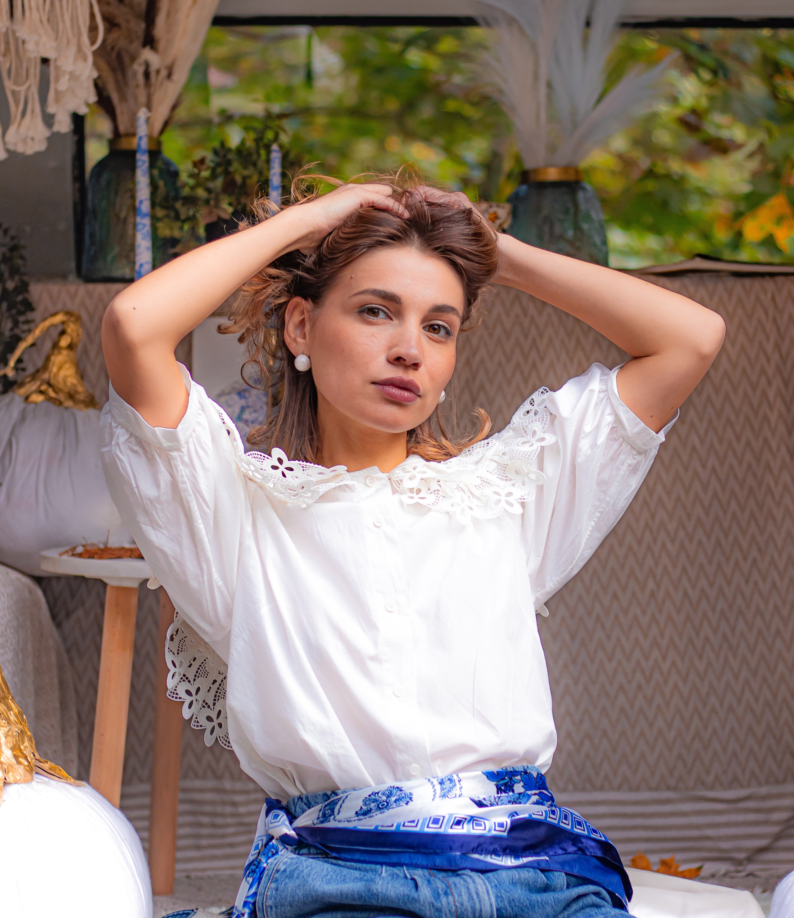 Семейная фотосессия осенью, детская фотосессия, осенняя фотосессия с детьми, фотосессия у ретро-фургона, семейный фотограф Москва, фотосесси