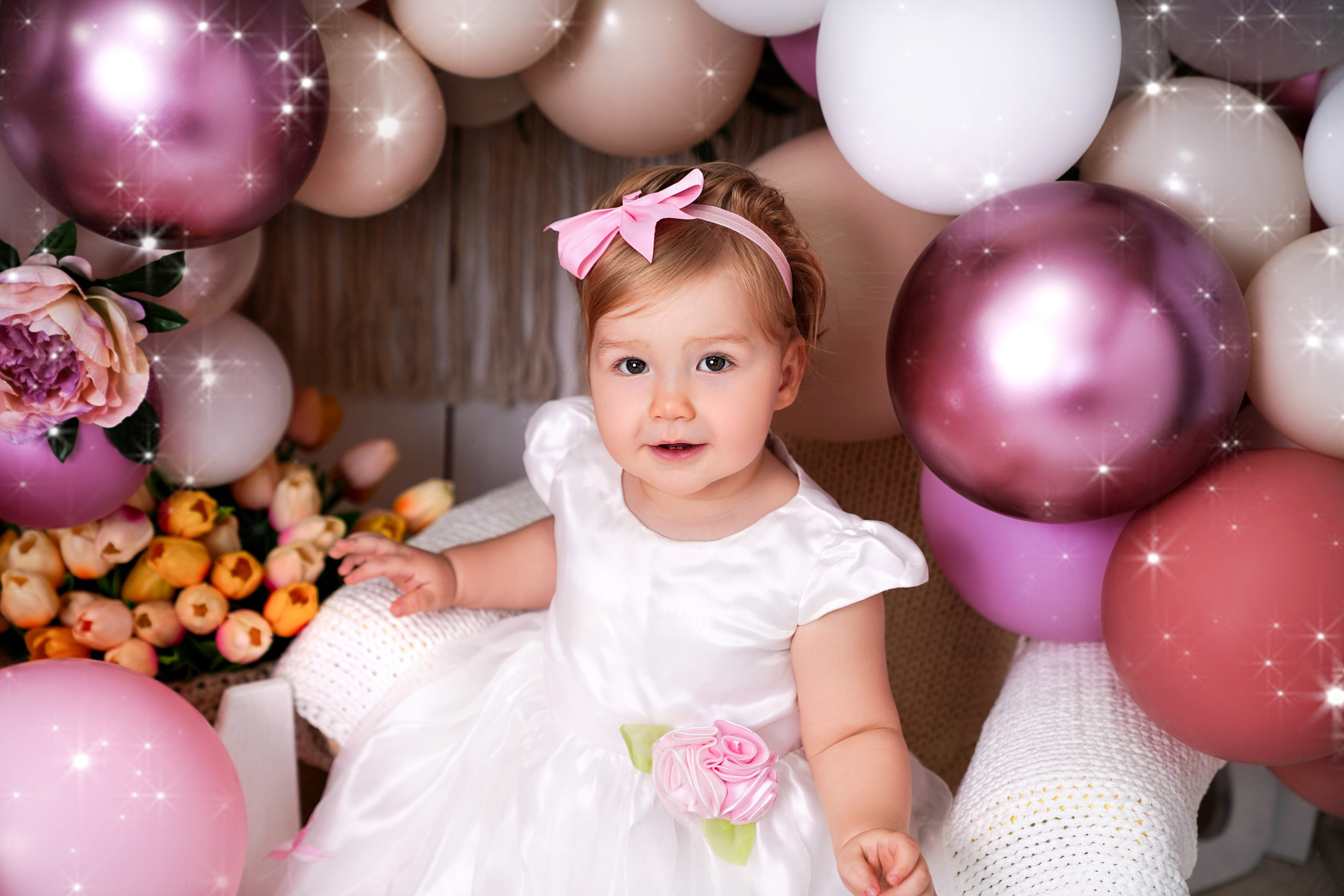Фотосессия ГОДОВАСИЕ. Фотограф новорожденных, детей до года и беременных в Симферополе