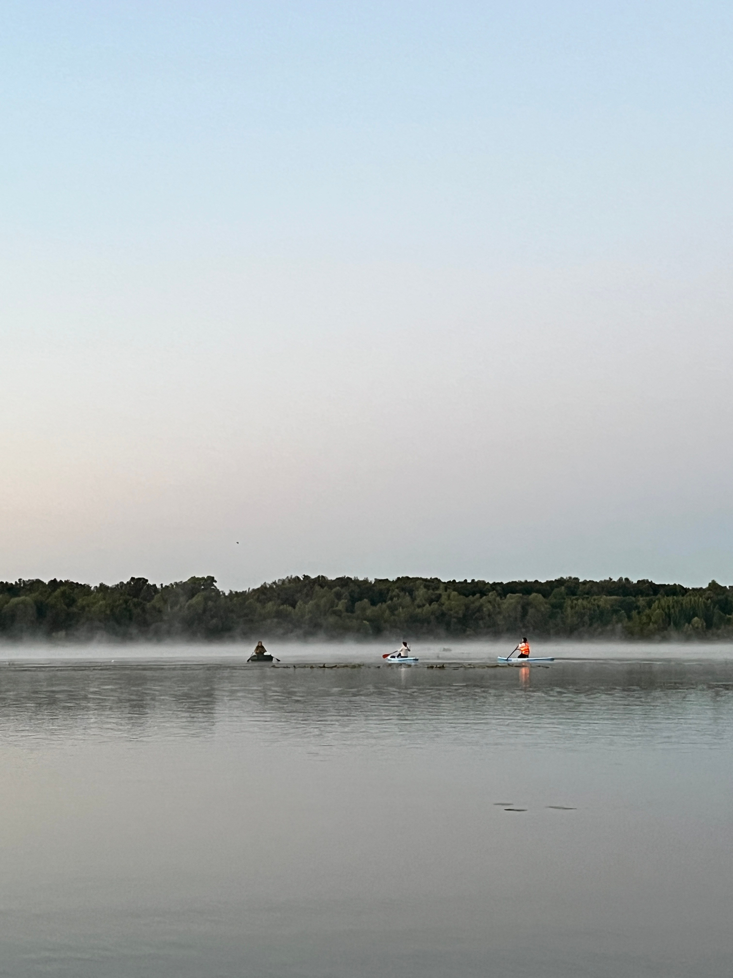 Рассвет на сапах в Сипайловских карьерах
