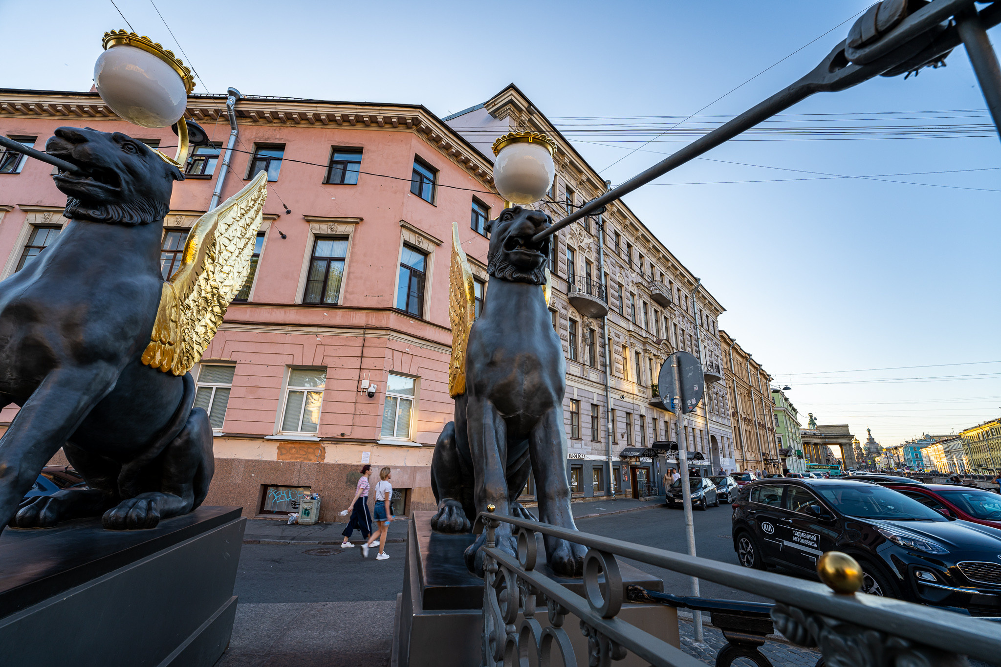 Банковский мост в Санкт-Петербурге