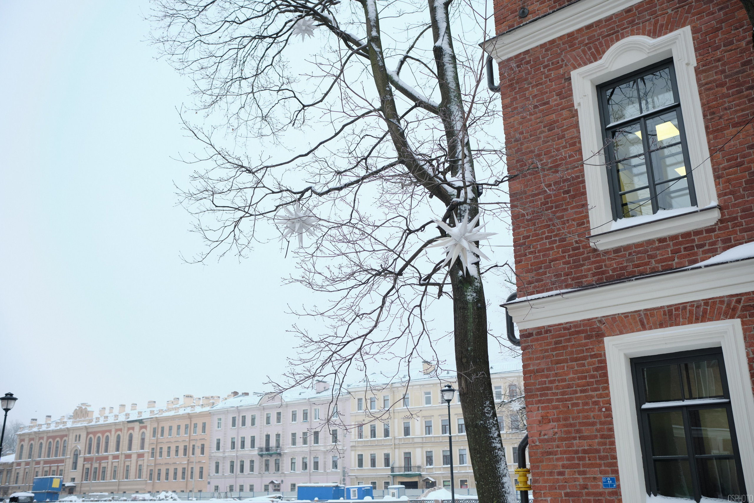 Снег и туман в Санкт-Петербурге. Фотографъ Сергѣевъ. Поймать мгновеніе