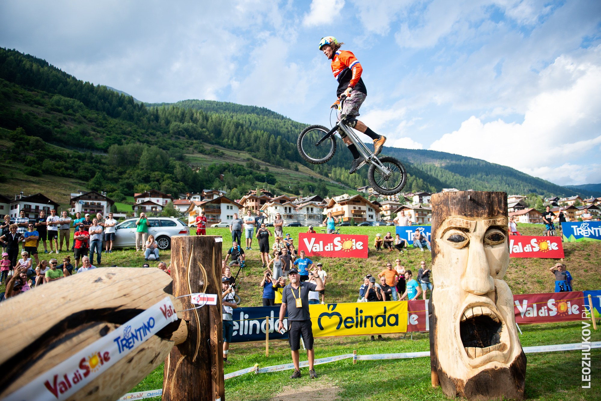 UCI Trials World Championships 2016 — finals. Sports photographer Leonid Zhukov