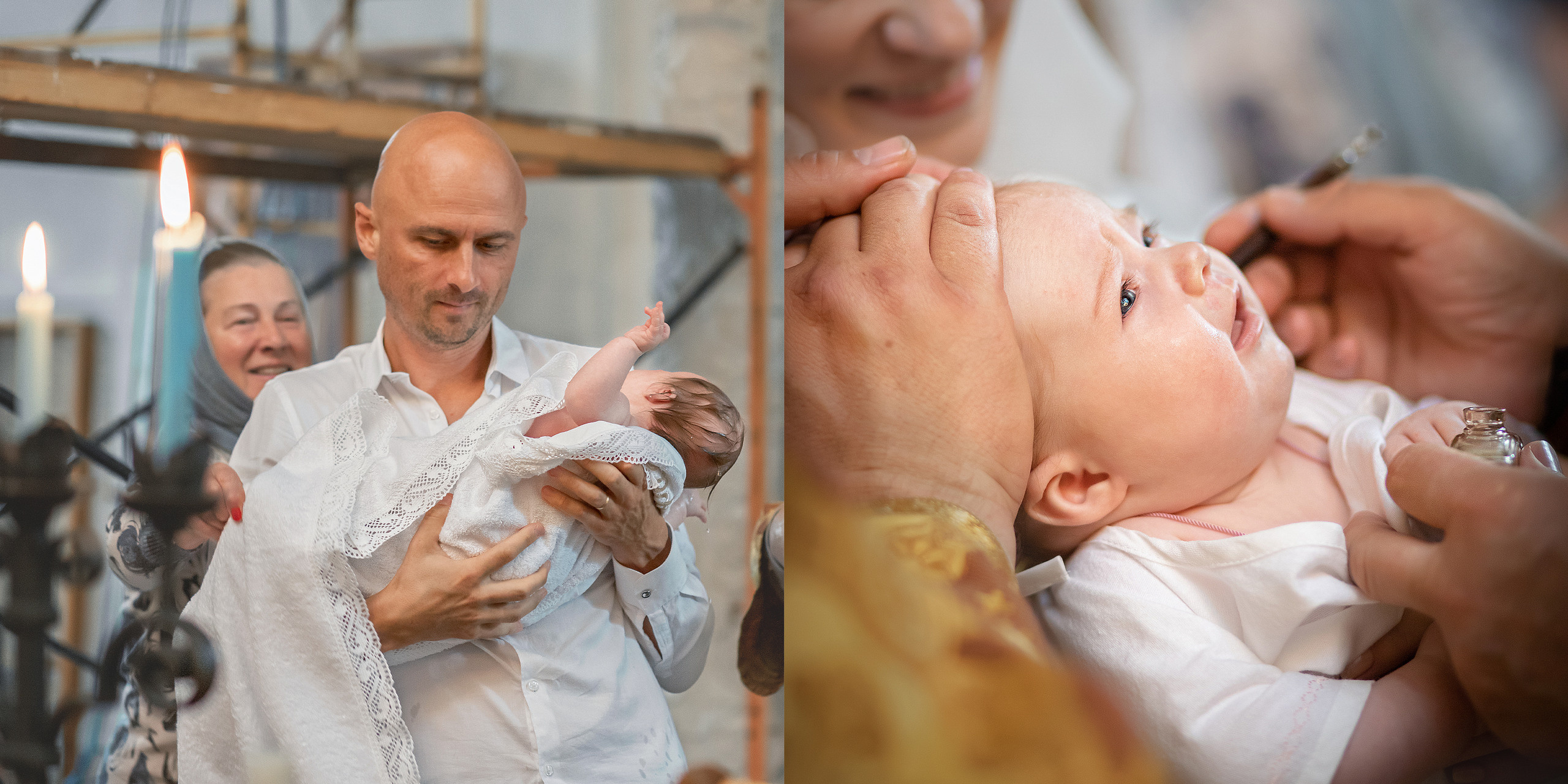 Фотокнига Крещение Марии. Детский и семейный фотограф в Москве Вера Орлова