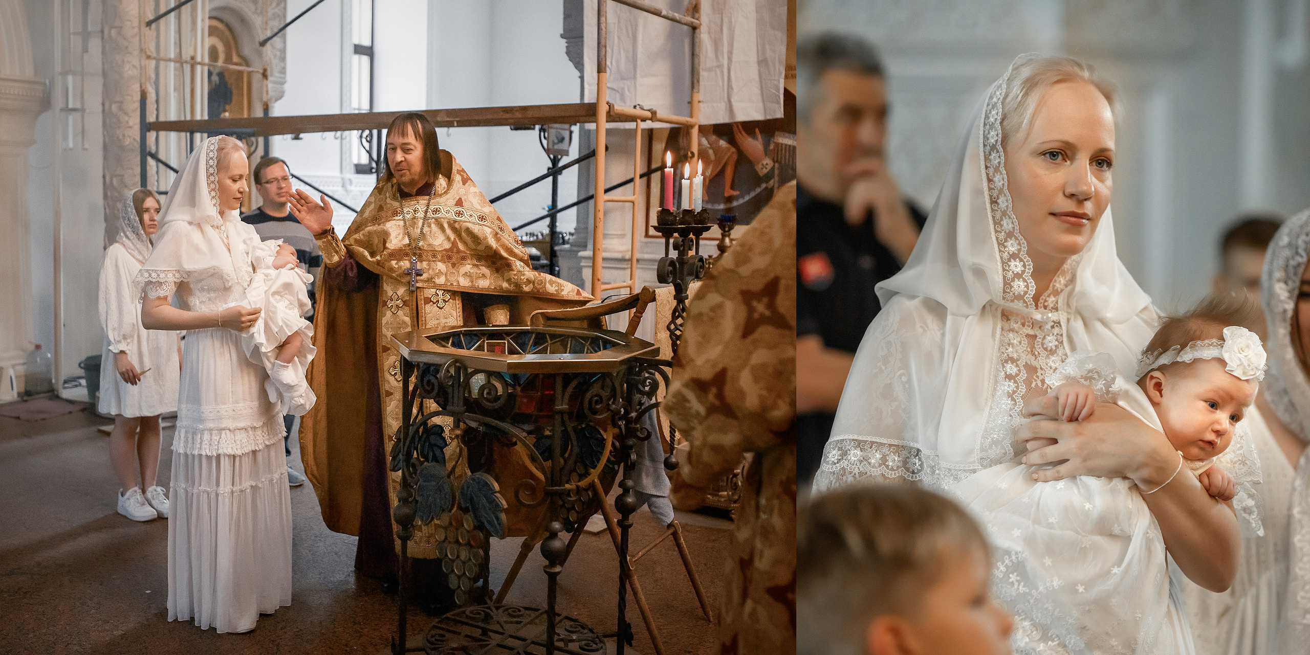 Фотокнига Крещение Марии. Детский и семейный фотограф в Москве Вера Орлова