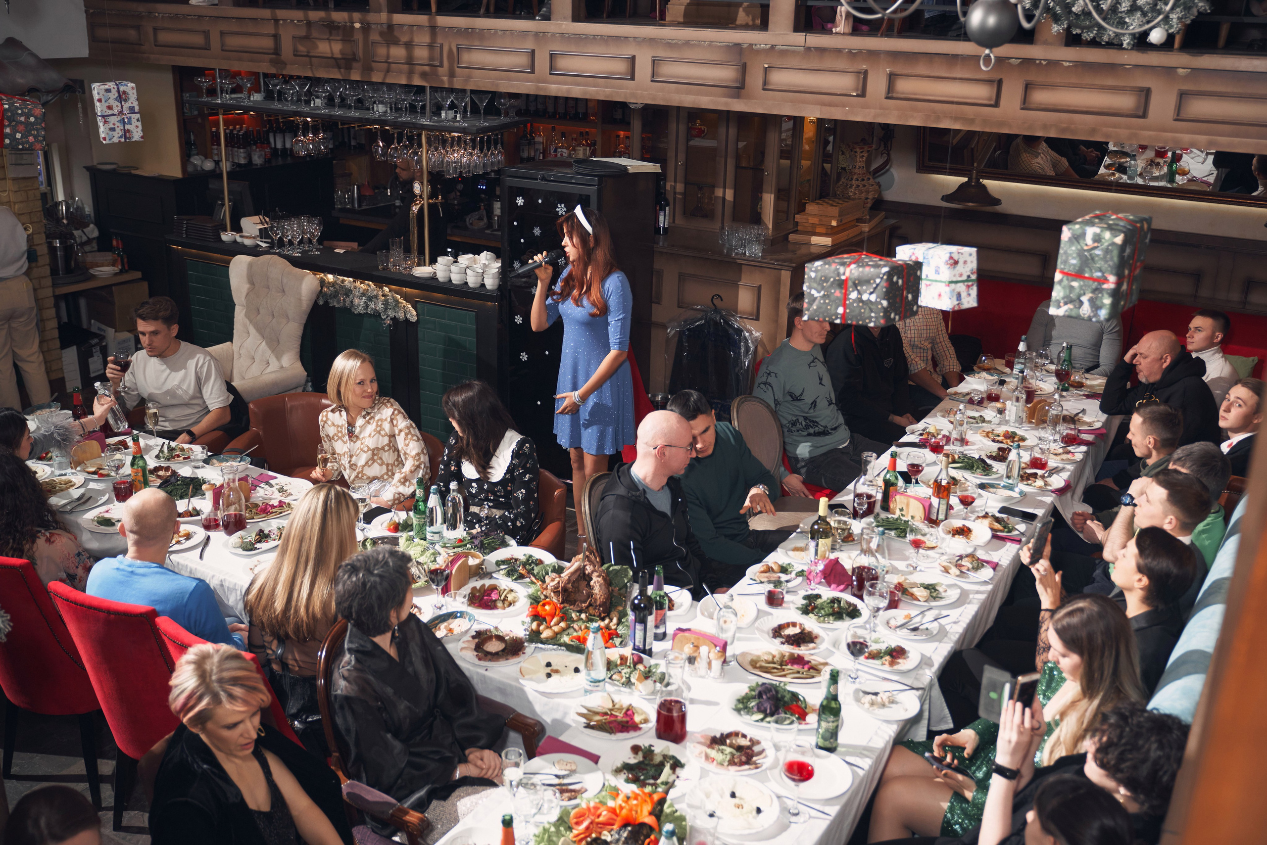 Новогодний корпоратив сети фитнесс клубов «Анатомия» — фотограф Опарин