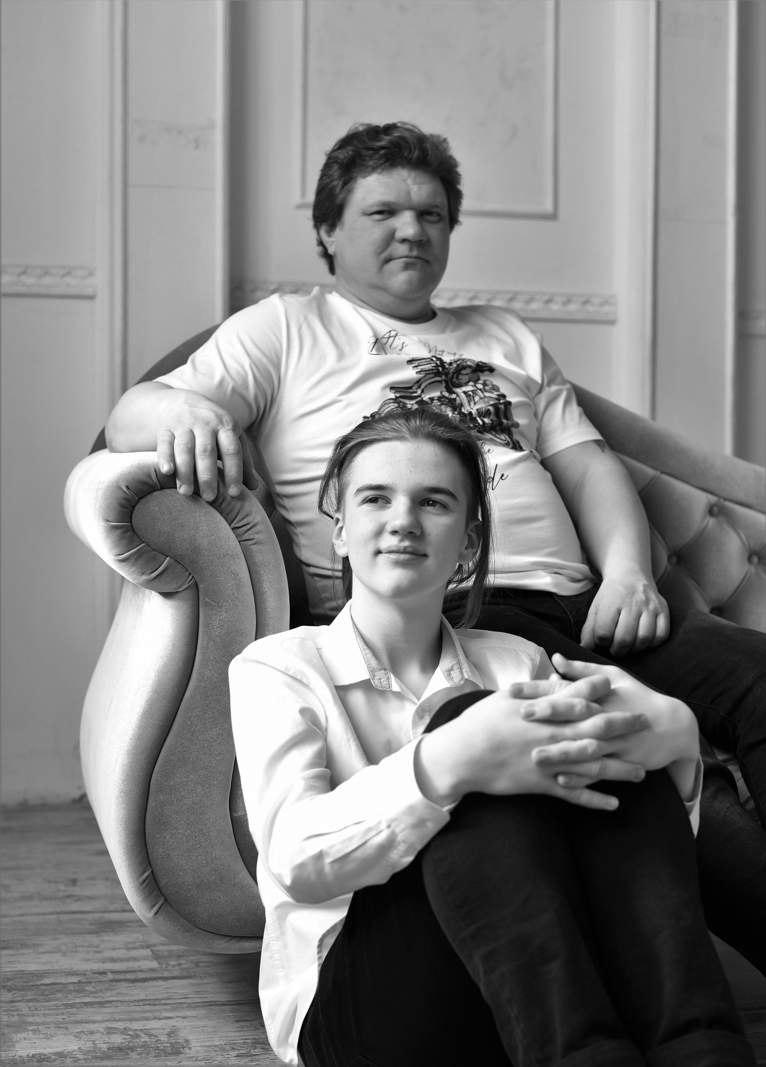 Семейная студийная съемка. Женский и семейный фотограф Людмила Богачкина