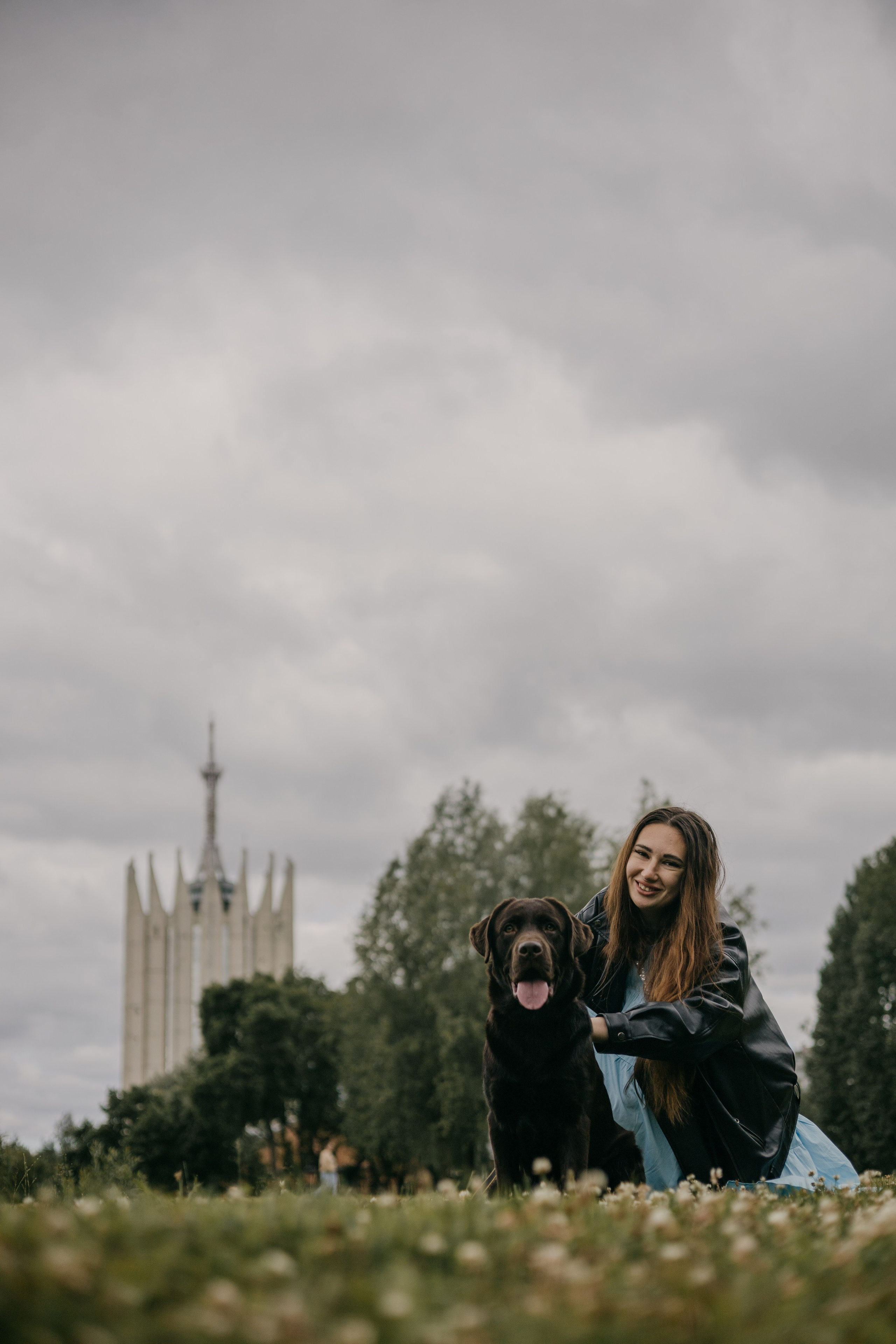 Оля и её шоколадный Тимофей. Фотограф — анималист •love-story•|Санкт-Петербург