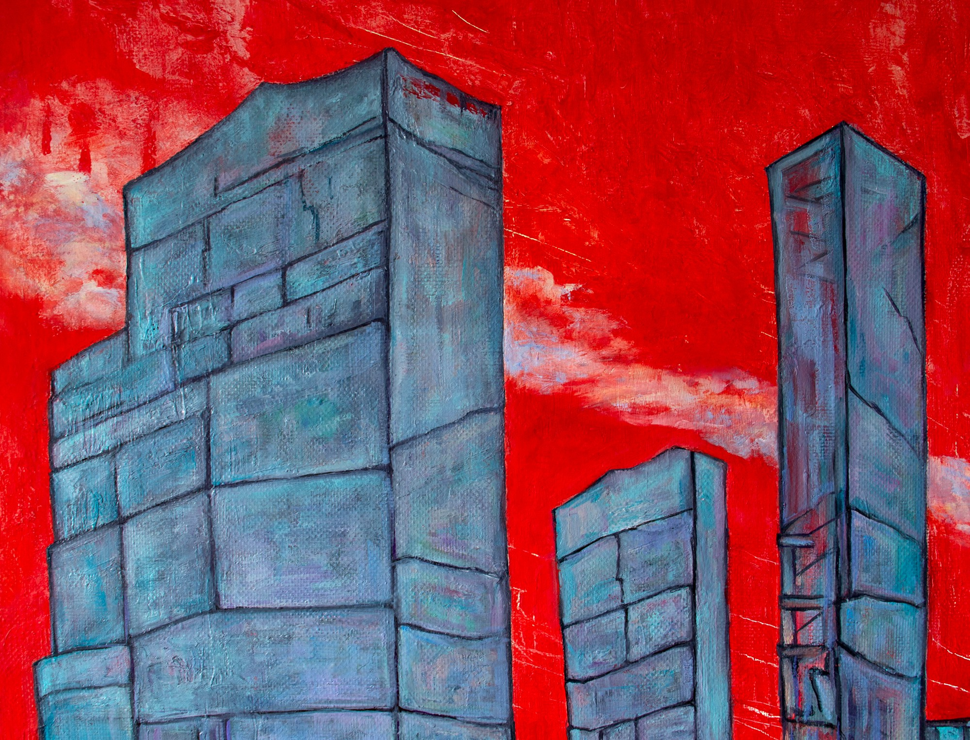 “INFERNO”. The artist — Fluctuations. I am conducting a study of the artistic evolution of art, which leads to the emergence of historical perspective