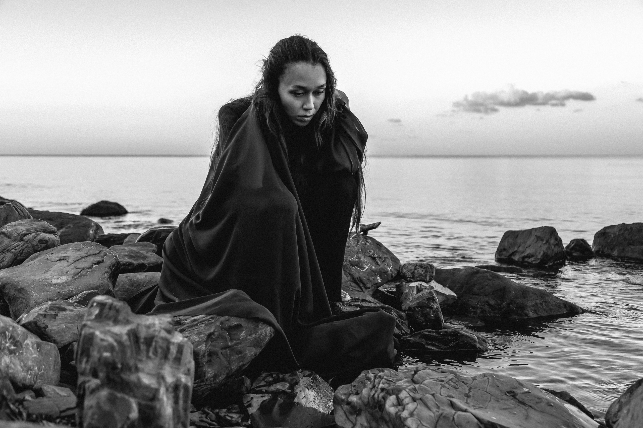 Раздумья. Портретный и репортажный фотограф. Эмоциональные и откровенные портрет