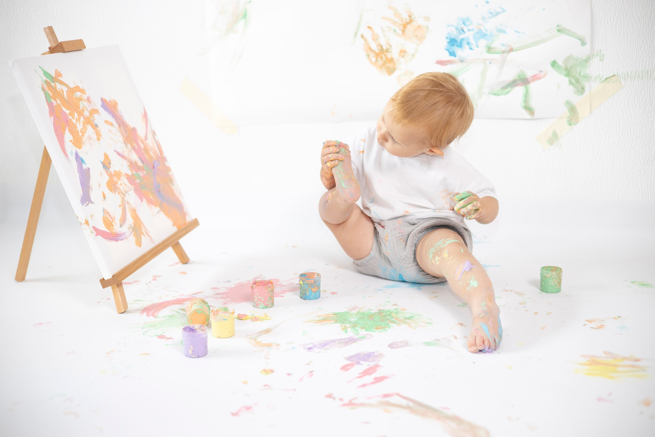 Фотосессия с красками. Фотокрошка — детская фотостудия в Новосибирске