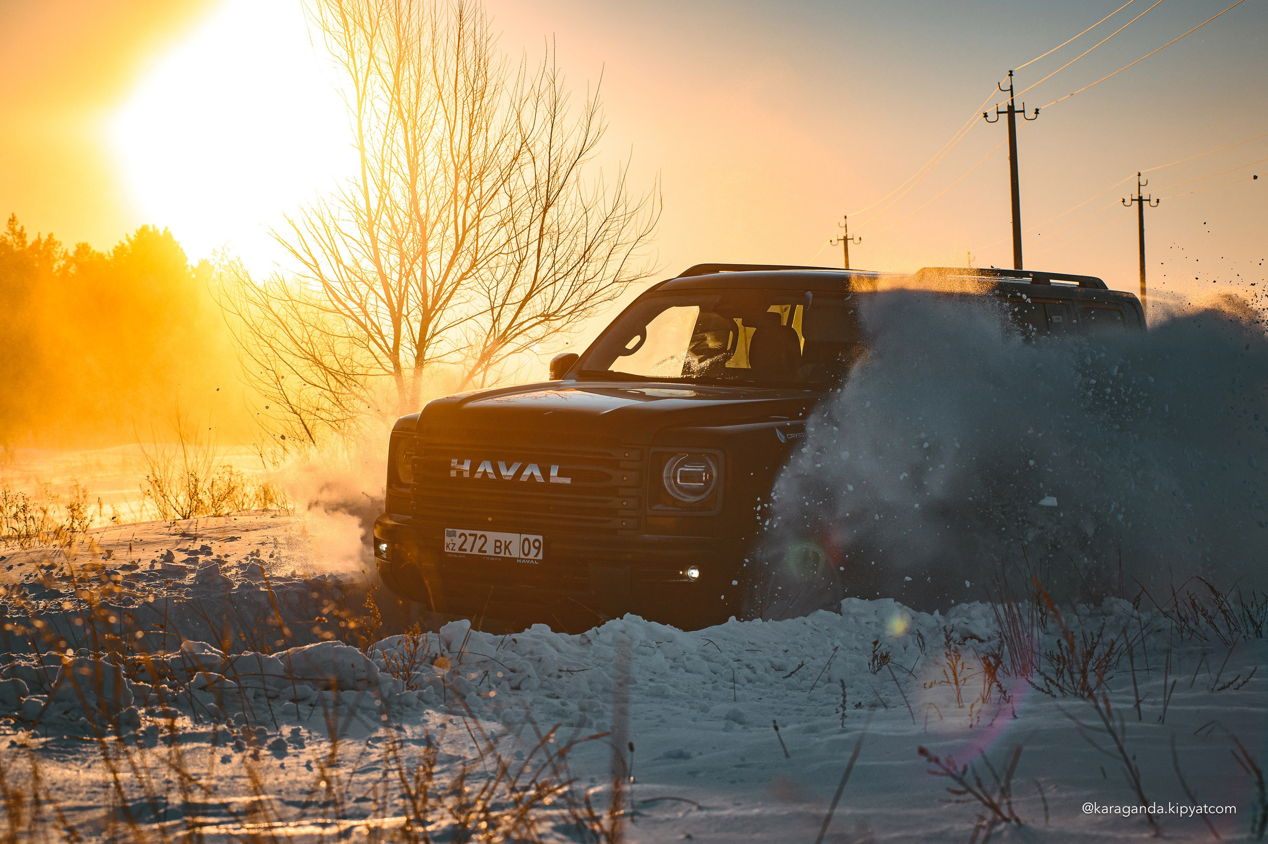 Зимний заезд на HAVAL H9. Кипятком Караганда