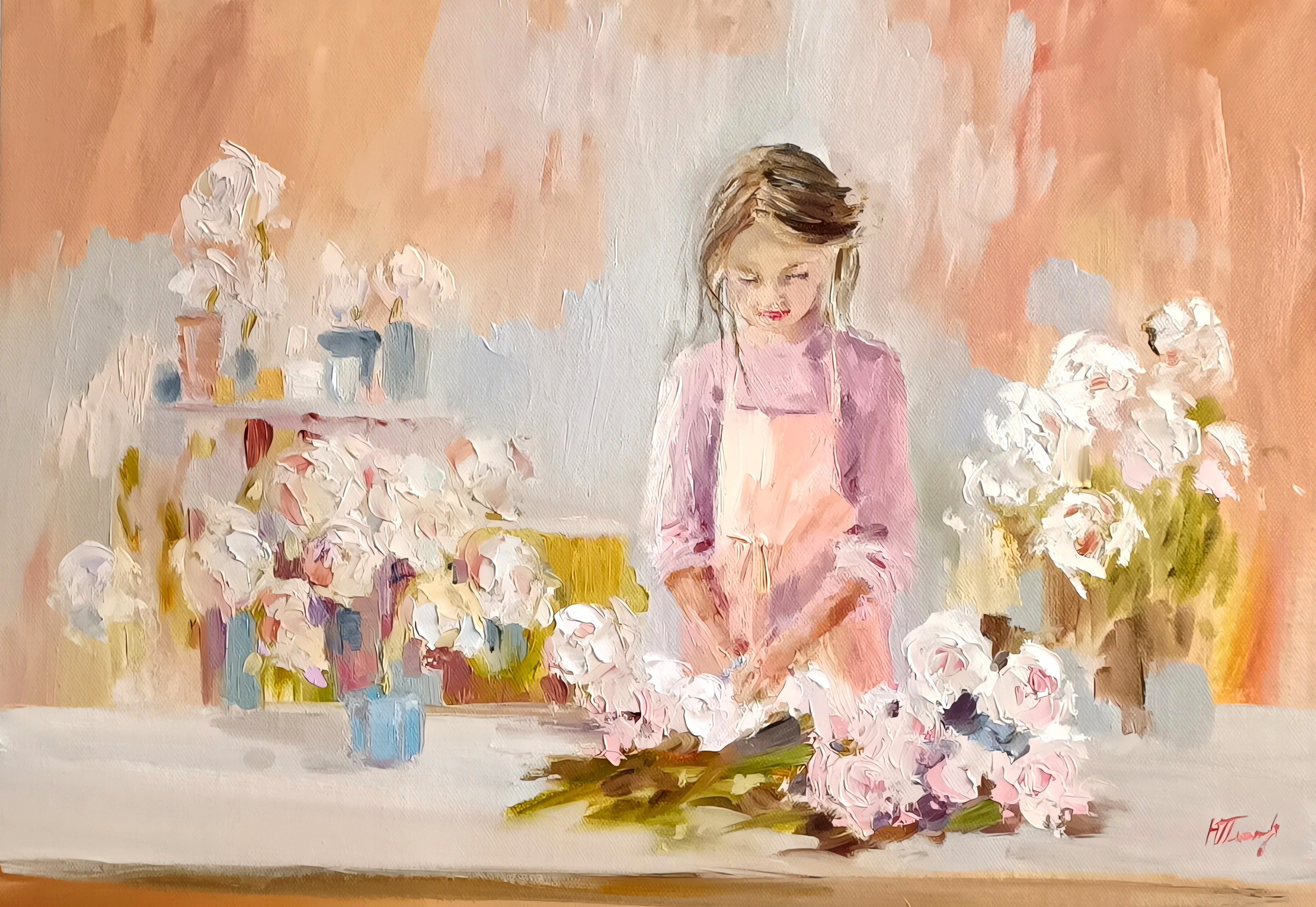 Flower girl. Natalya Platova
