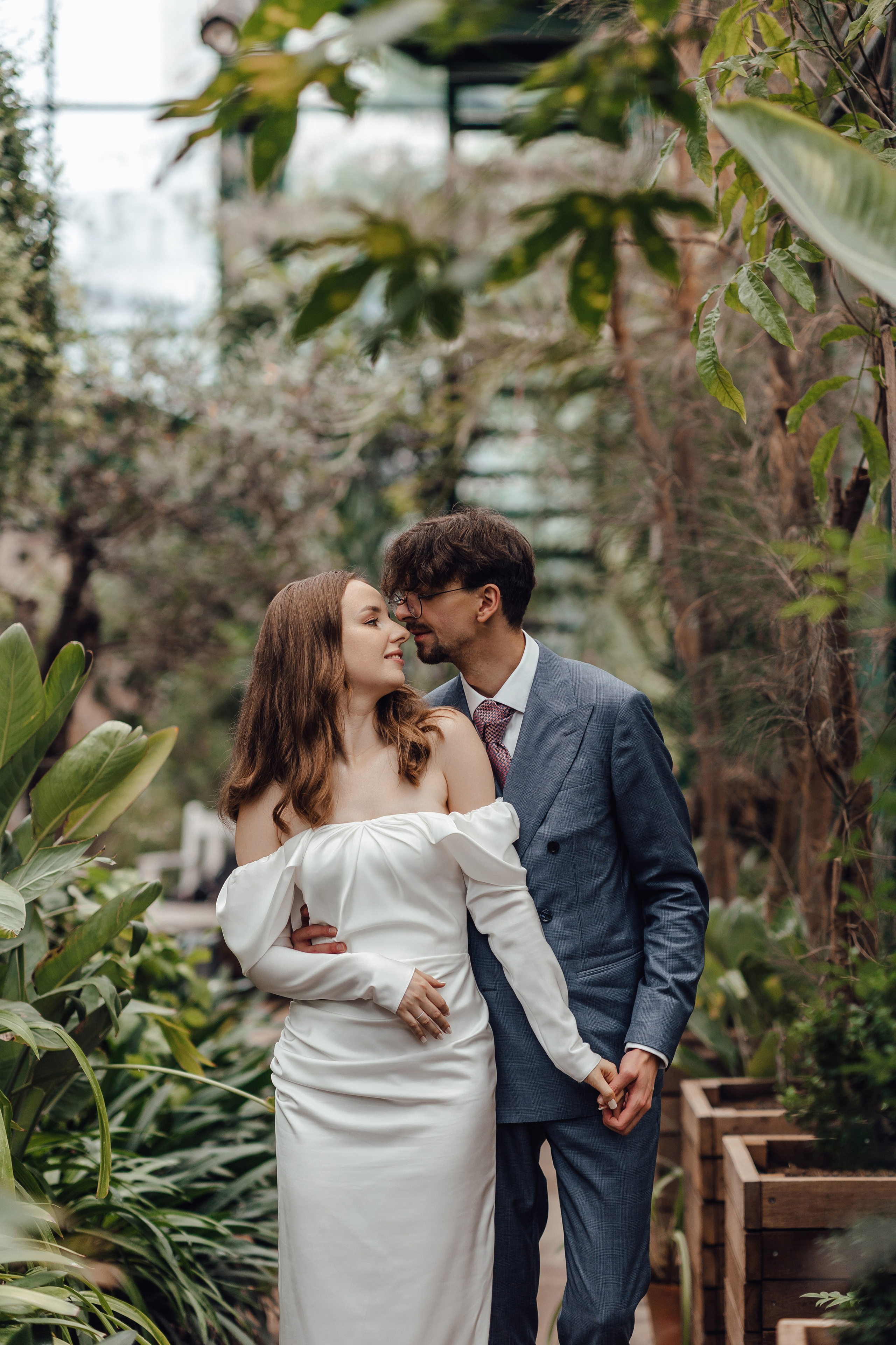 Свадебная фотосессия в Оранжерее в Москве