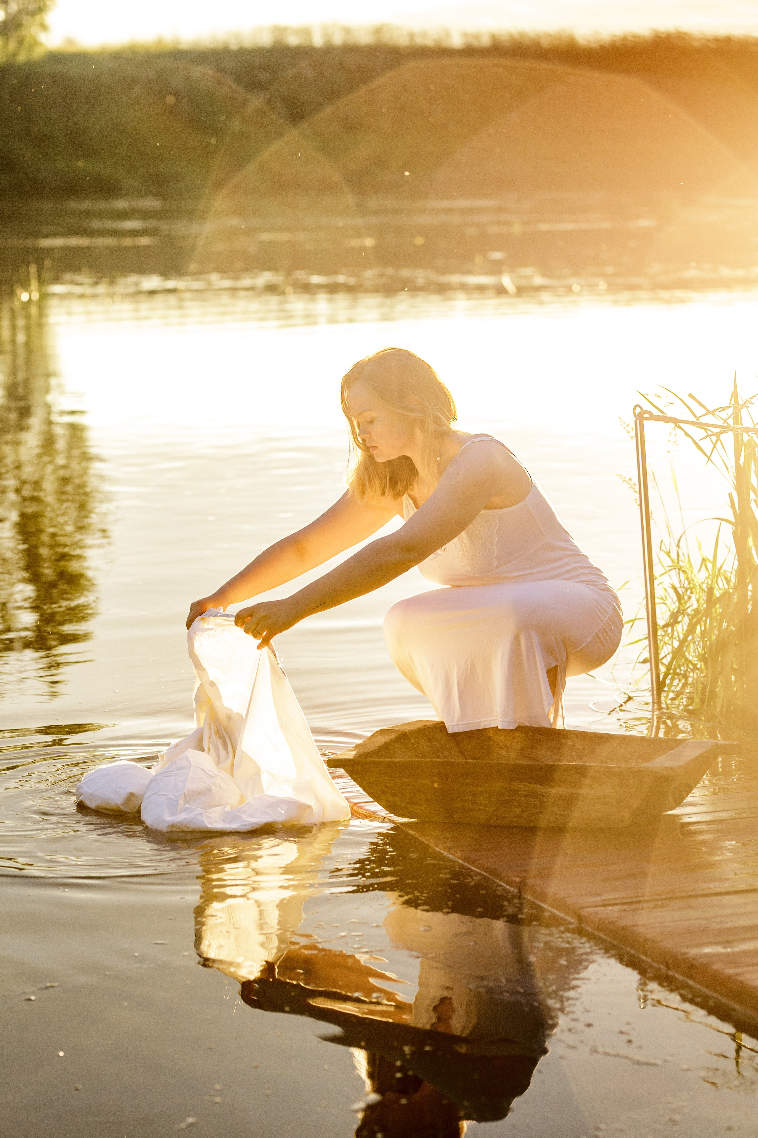 Фотопроект «Стирка на деревне». Фотограф Олеся Бакалина