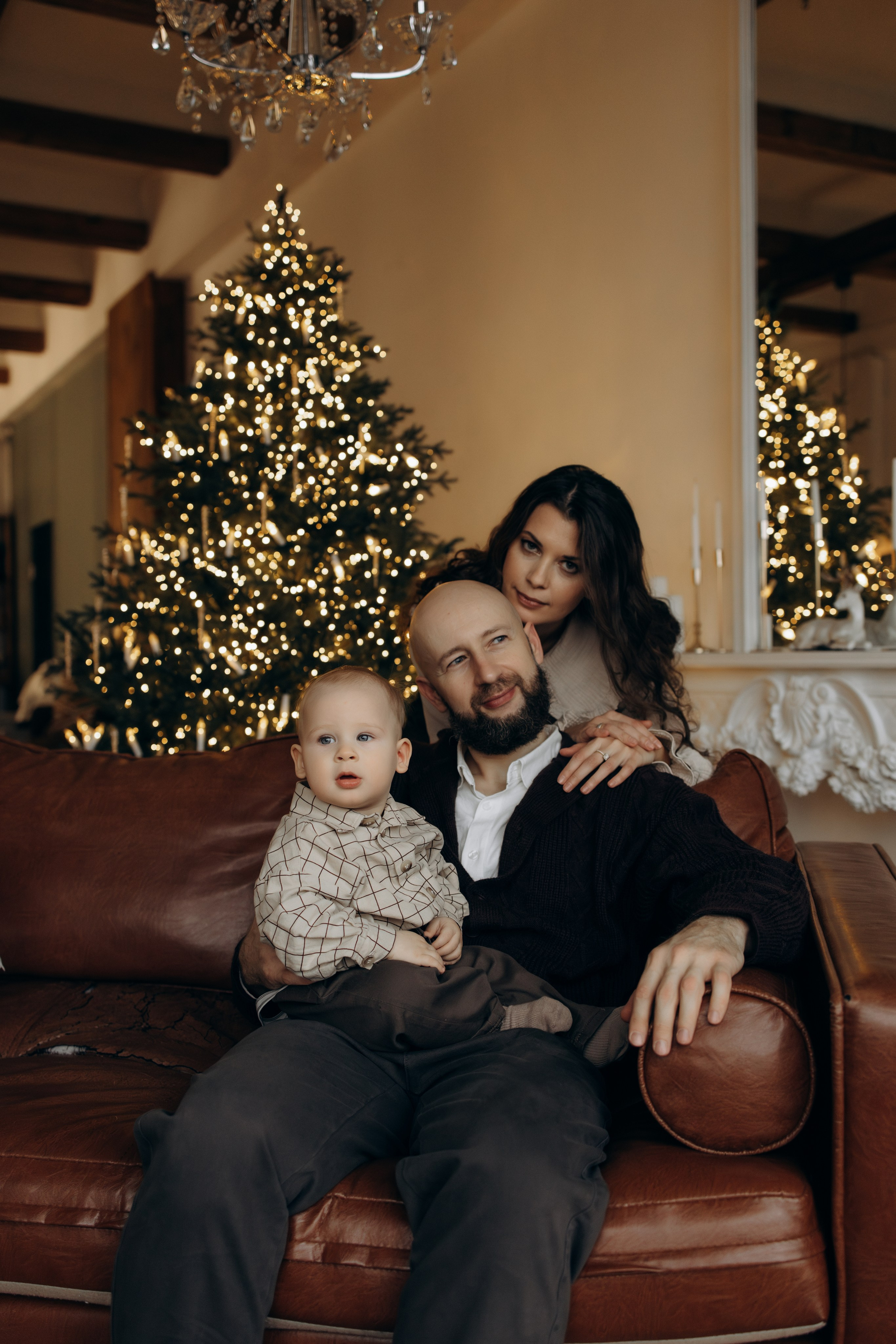 Новогодняя семейная история. Семейный фотограф Москва Юлиана Фетисова