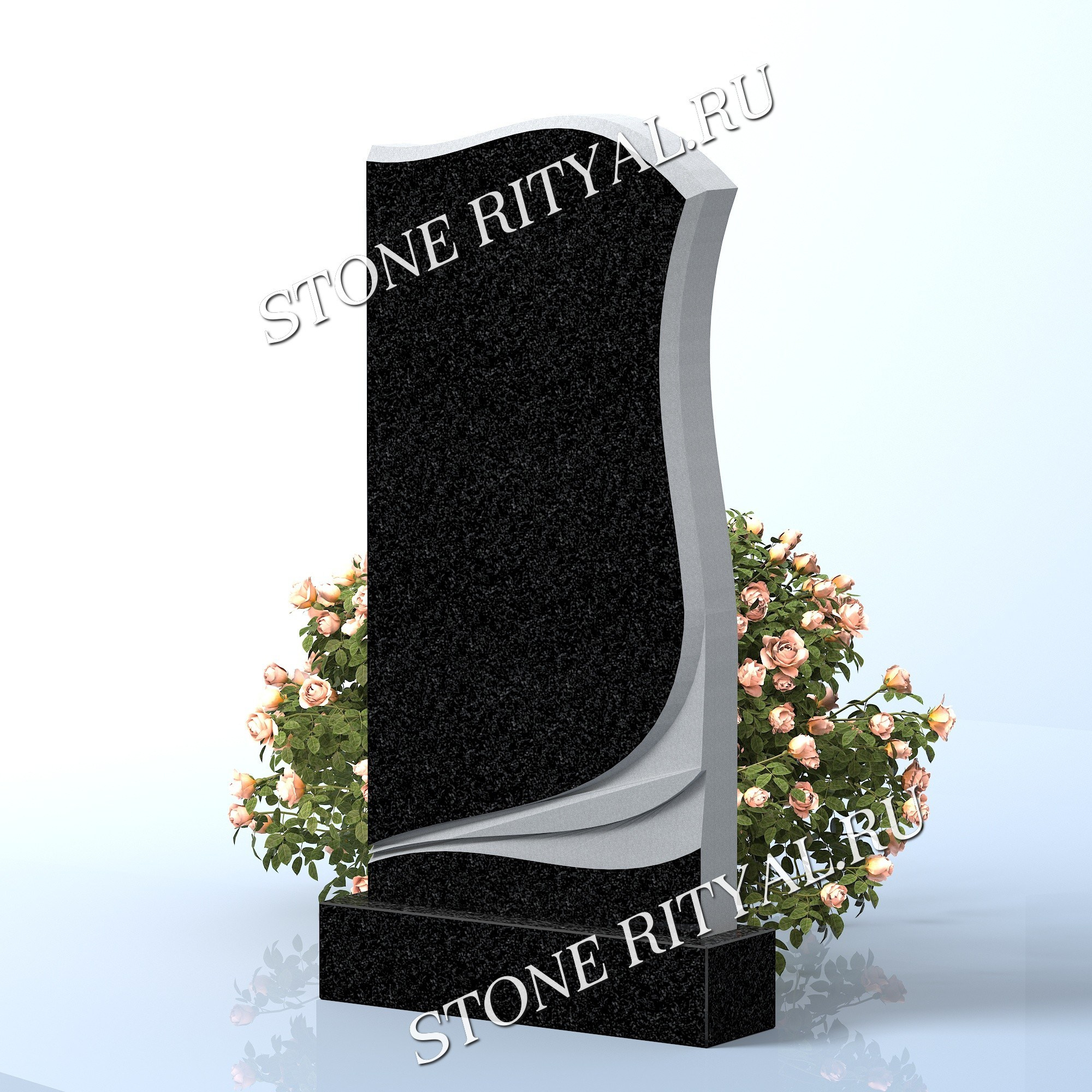 Вертикальные памятники прямые. Изготовление и установка памятников в Москве и МО