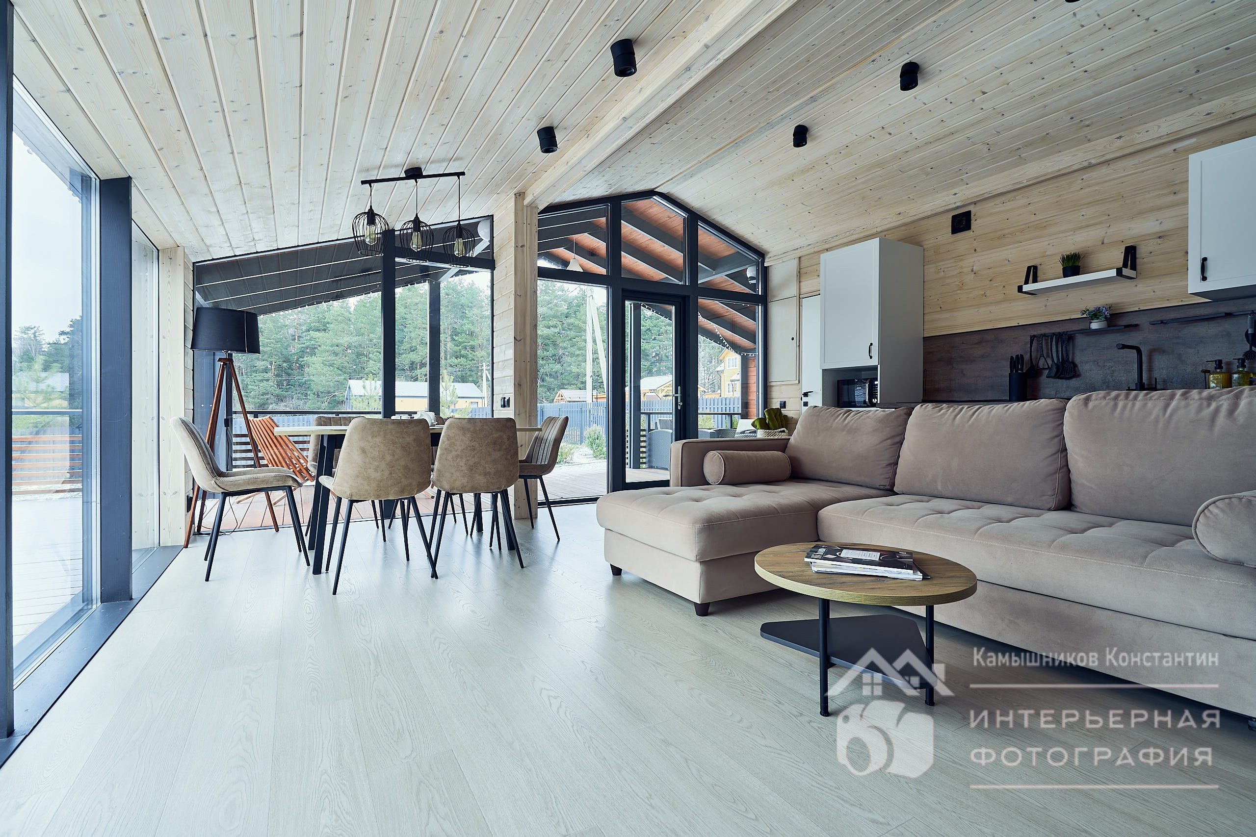 Зимний загородный дом в Подмосковье. Константин Камышников: интерьерный фотограф в Москве и Подмосковье