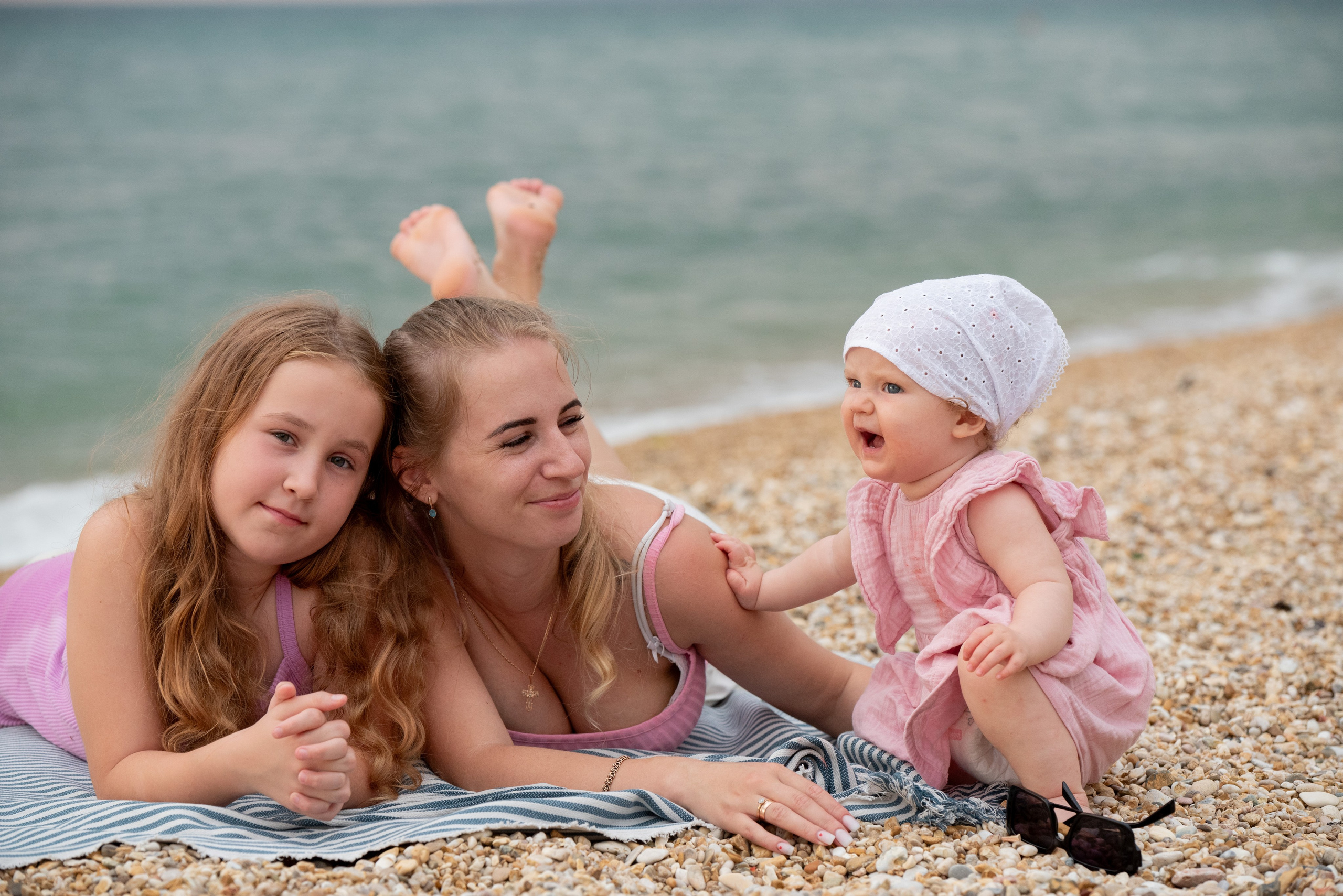 Семья Насти на море. Семейный фотограф в Севастополе Куценко Светлана