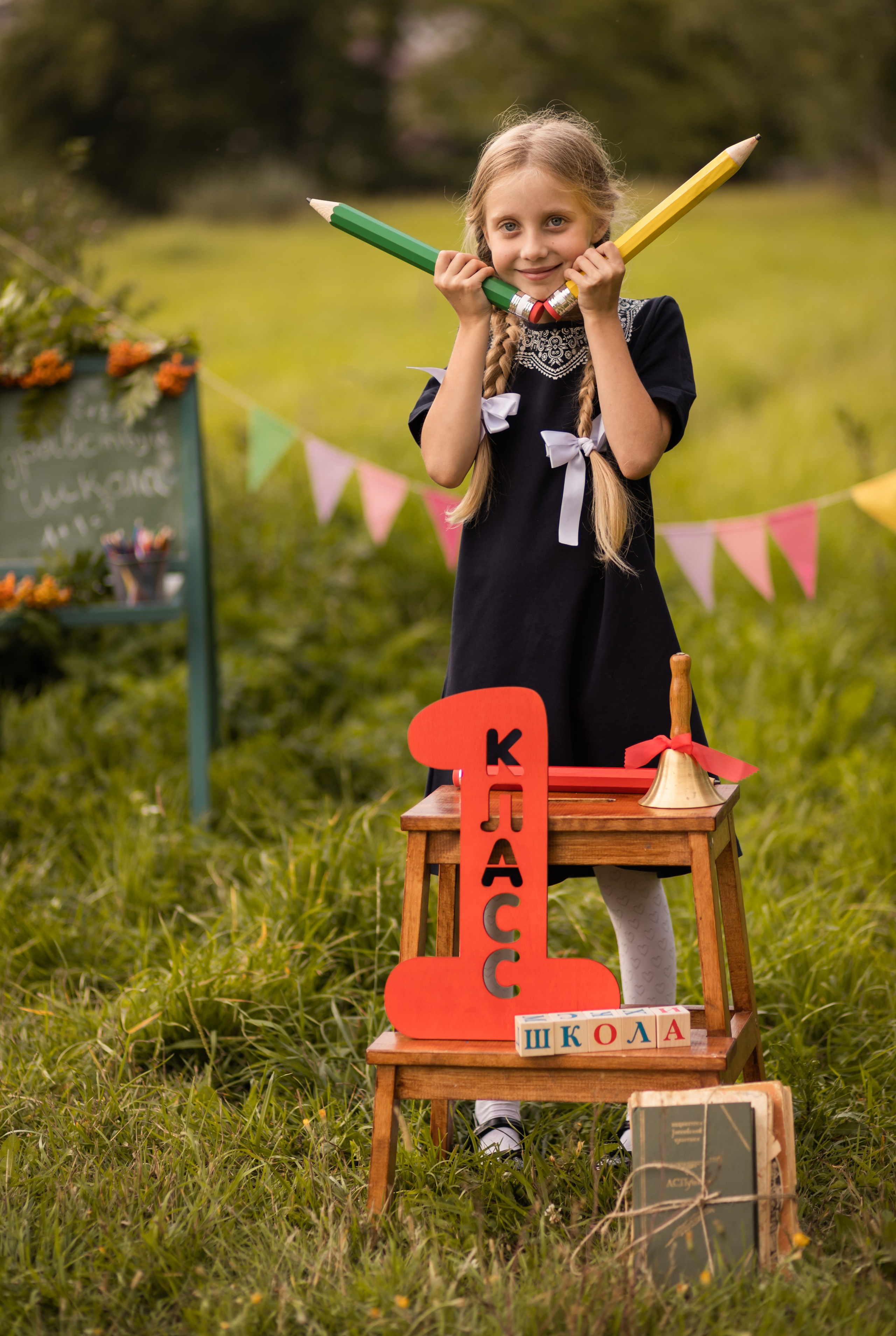 идеи для фотосесии первоклашек