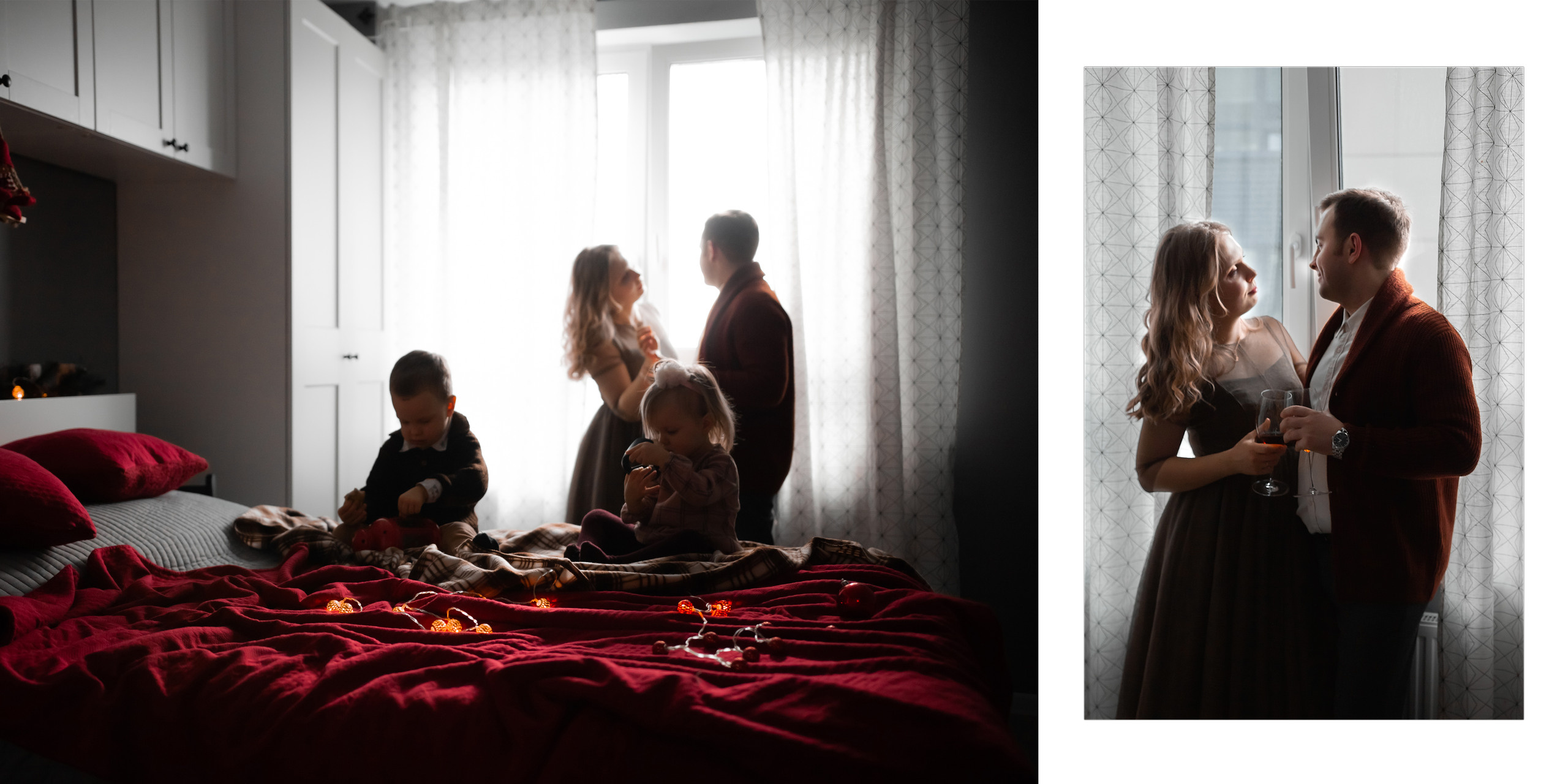 Новогодняя домашняя фотосессия. Детский и семейный фотограф в Москве Вера Орлова