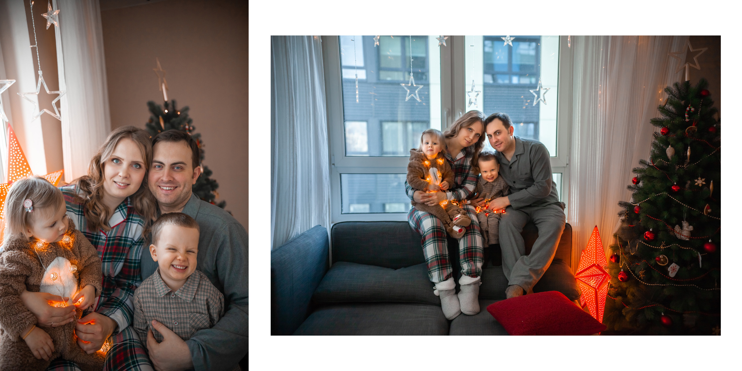 Новогодняя домашняя фотосессия. Детский и семейный фотограф в Москве Вера Орлова