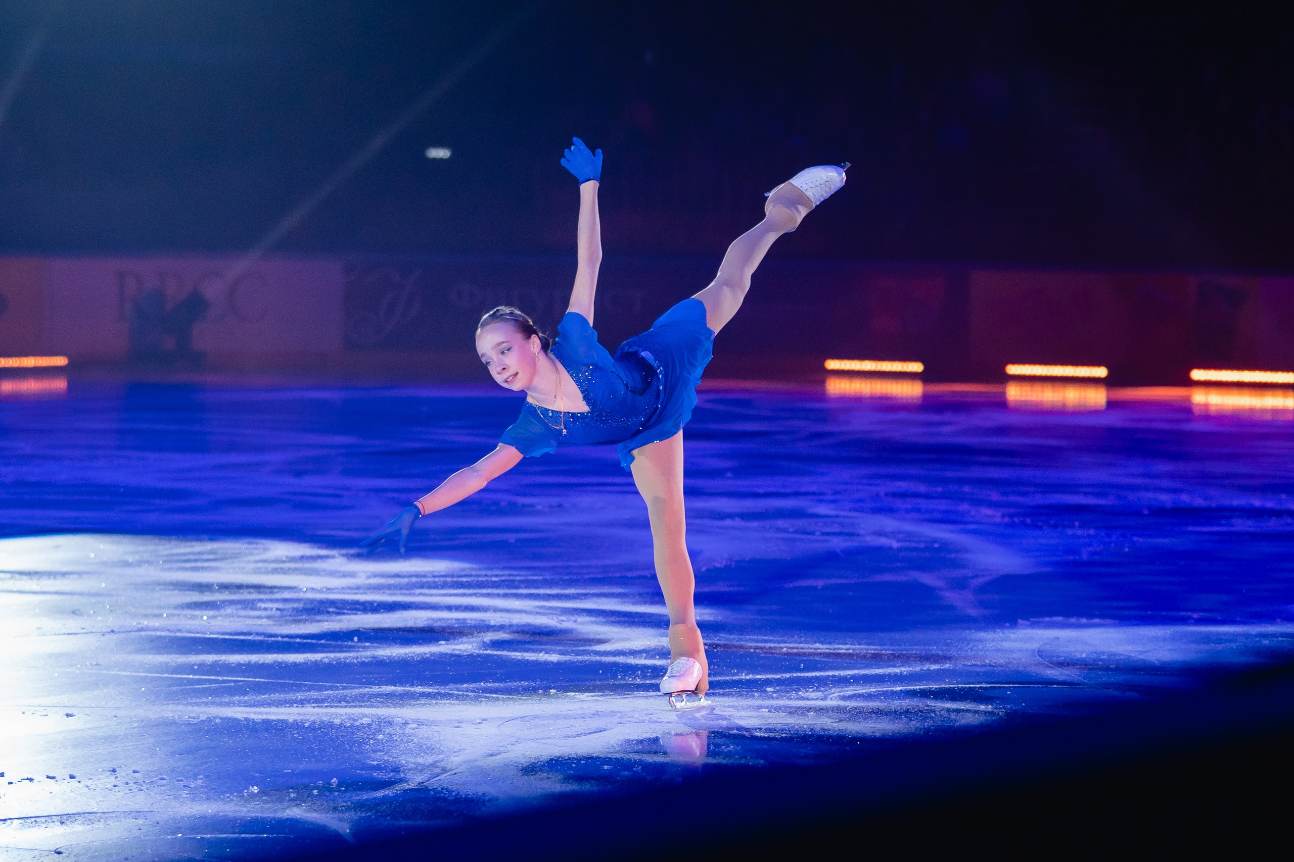 Шоу «Чемпионы на льду» в Новосибирске. Воробьева Ксения — Спортивный и танцевальный фотограф Новосибирск