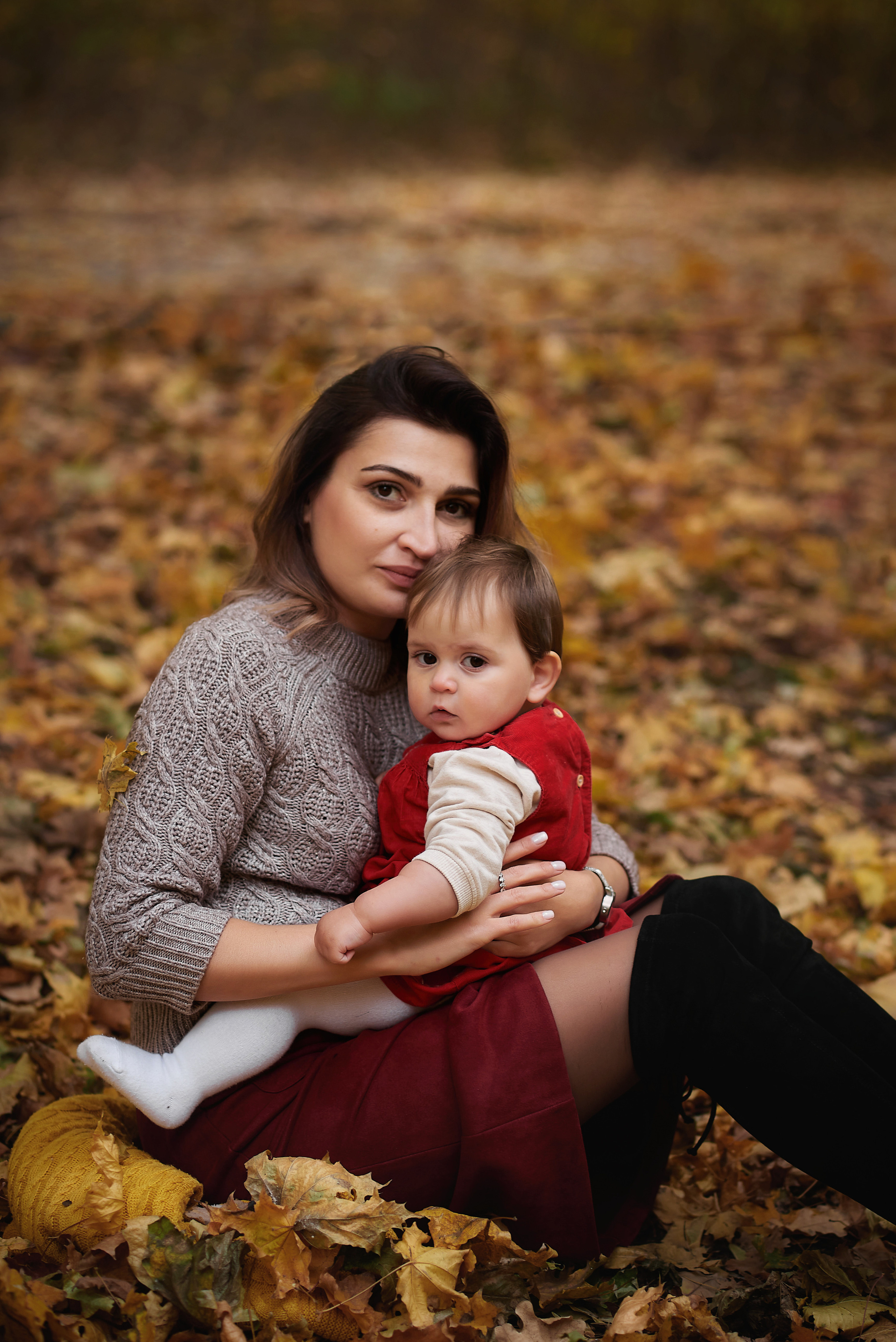 Осенняя прогулка Евгении и Евангелины. Семейный фотограф в Ростове-на-Дону Татьяна Литвинова